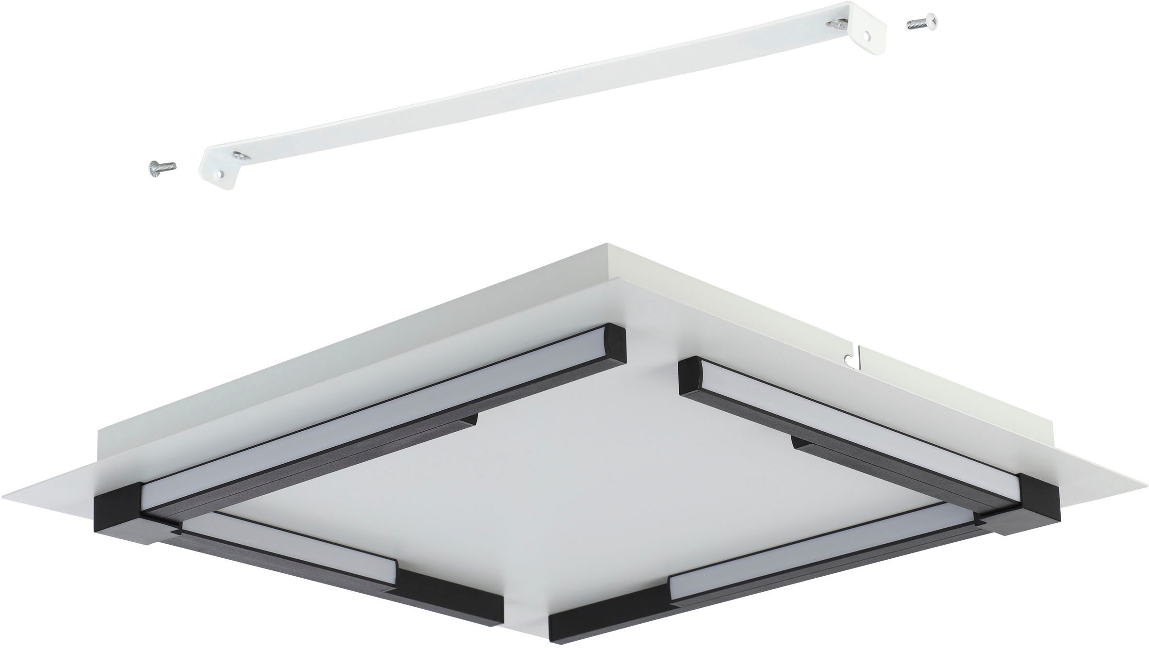 EGLO Deckenleuchte »ZAMPOTE«, Leuchtmittel LED-Modul   LED fest integriert, günstig online kaufen