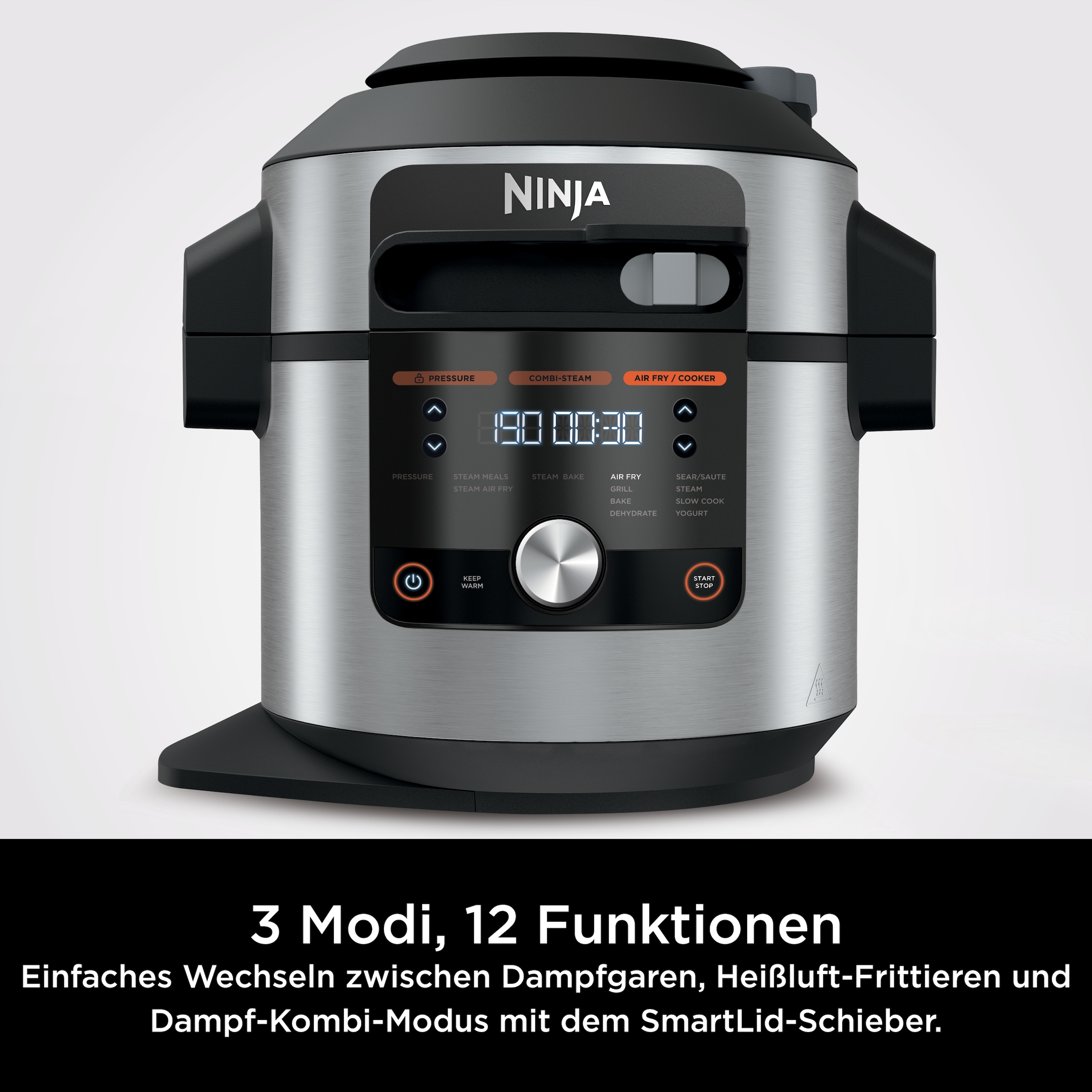 NINJA Multikocher »Foodi MAX 12-in-1 SmartLid Multikocher OL650EU«