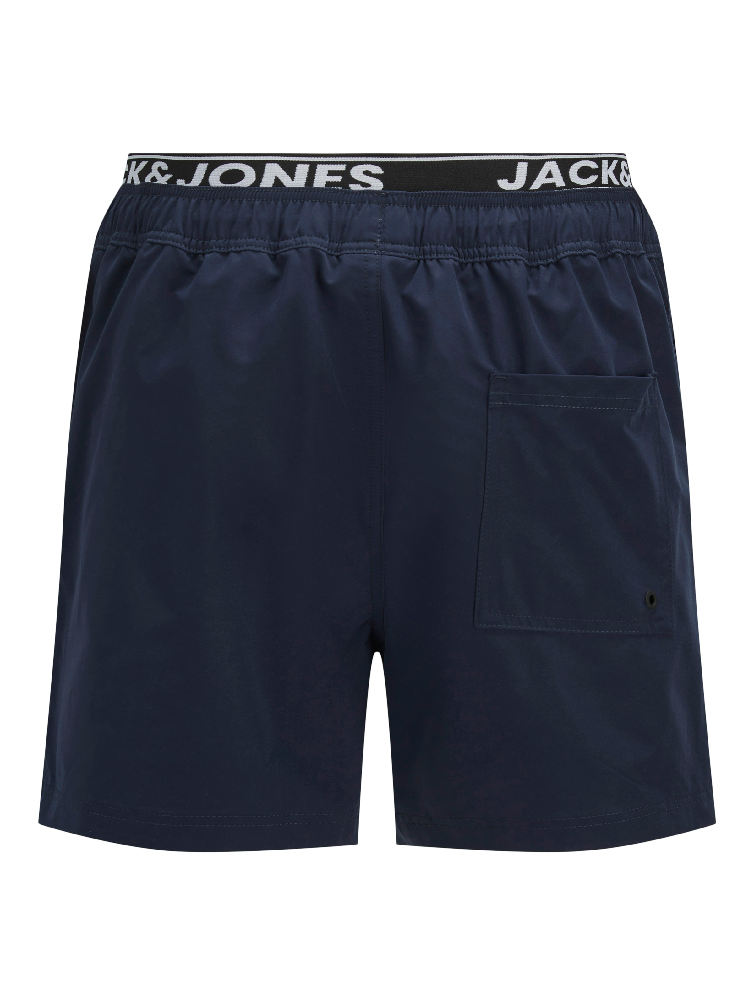 Jack & Jones Junior Badeshorts »JPSTMAUI JJSWIM DB WB AKM SN JNR«, in cooler Double Layer Optik