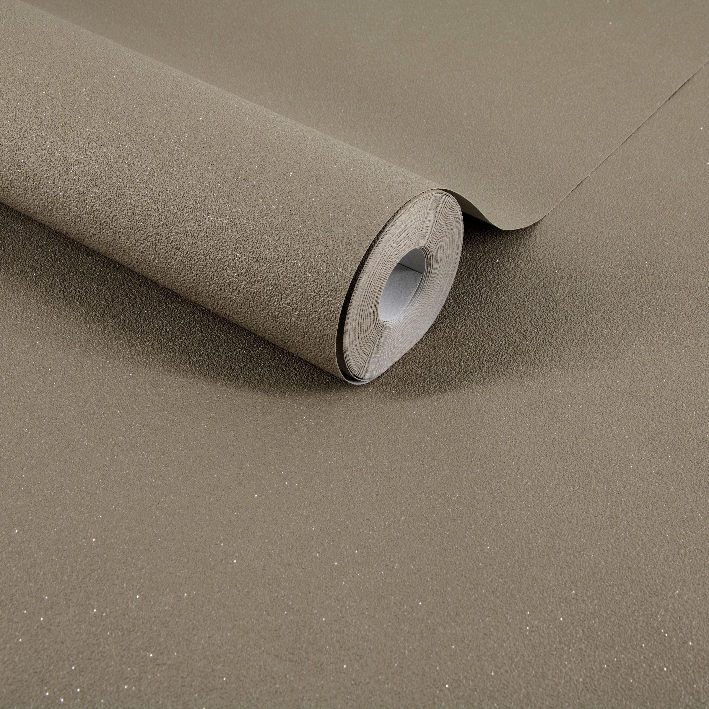 WOW Vliestapete »Basic Glitzer« Glitzermuster geprägt Beige - 1005x52 cm