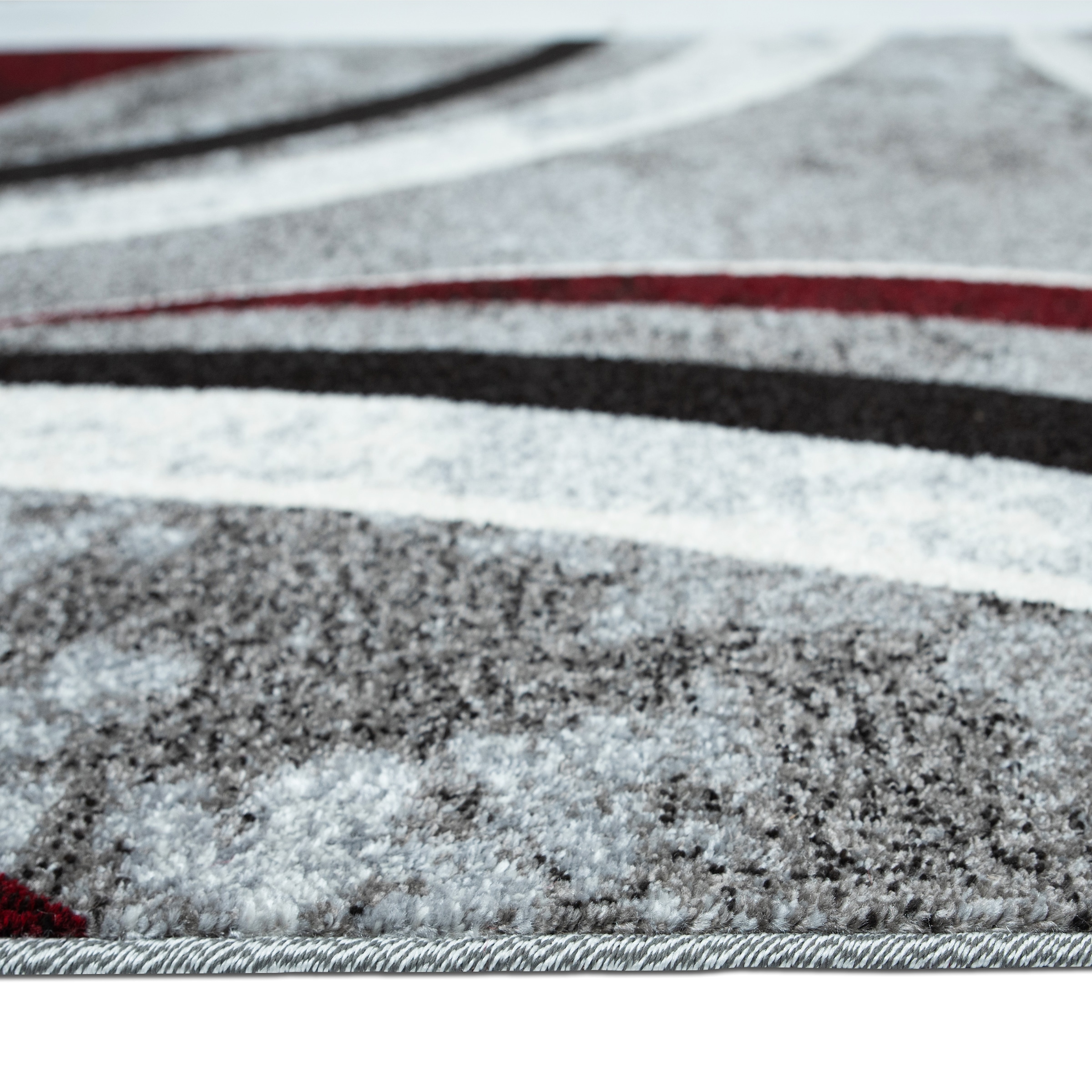 OTTO home Teppich »Flow, geometrisches Design« rechteckig 9 mm Höhe grafisch, abstrakt, elegant, Wohnzimmer, Schlafzimmer