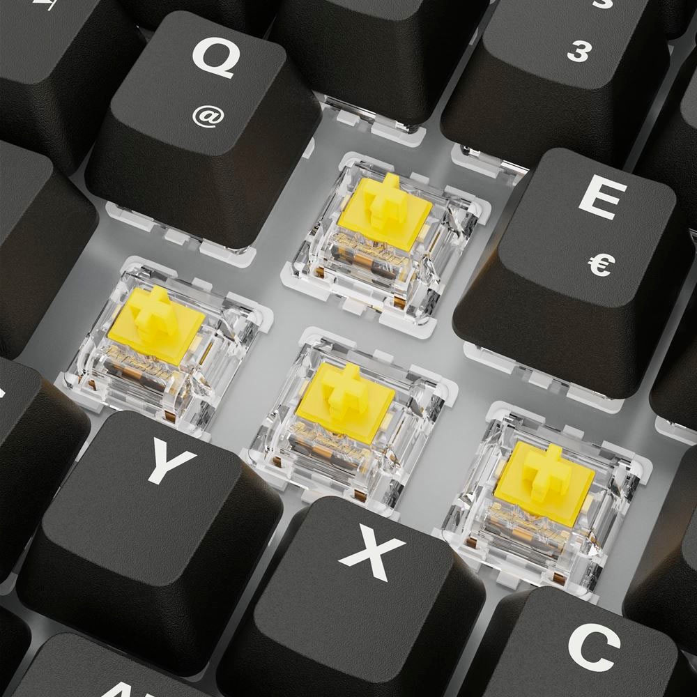 Sharkoon Gaming-Tastatur »SKILLER SGK50 S3« (Fn-Tasten | Gaming-Modus | Licht-Bewegungs-Sensor | Makrotasten | Profil-Speicher | USB-Anschluss)