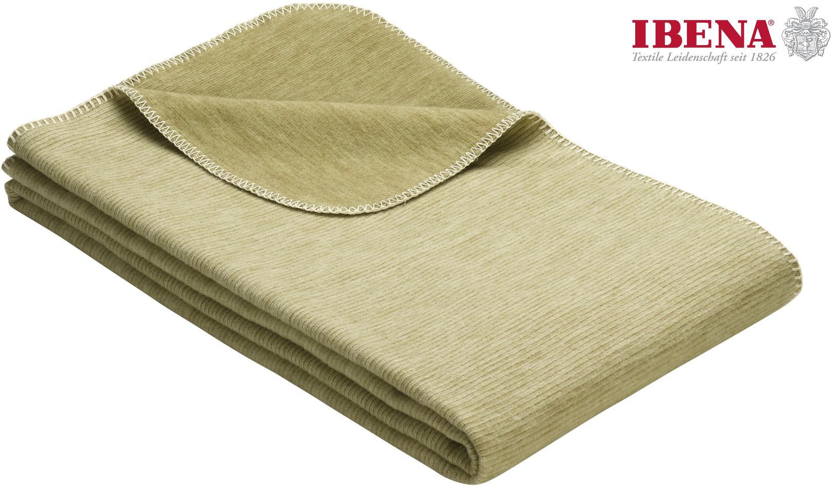 IBENA Wohndecke »Wohndecke Lausanne«, in schlichtem Melange-Look günstig online kaufen