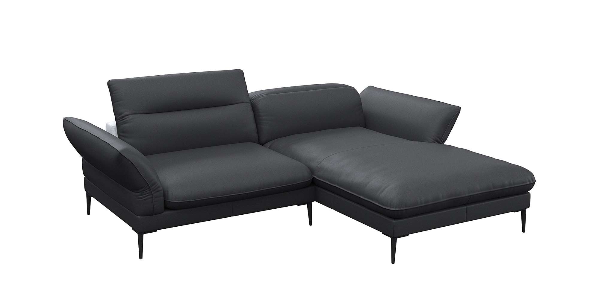 FLEXLUX Ecksofa »Salino, Funktionssofa mit Recamiere, Relaxsofa, Ecksofa«, günstig online kaufen