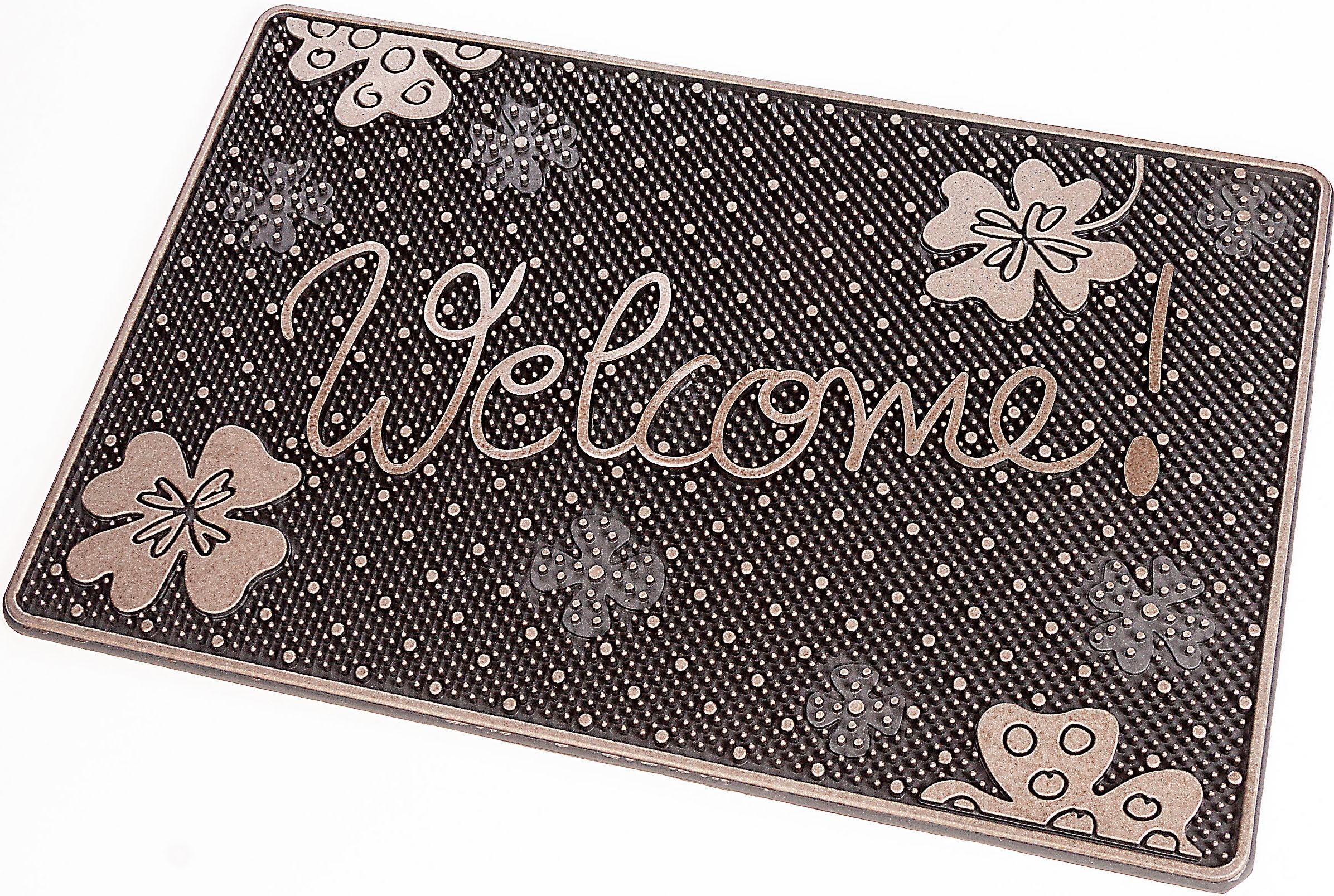 Home2Fashion Fußmatte »SC Clean Lucky, rechteckig