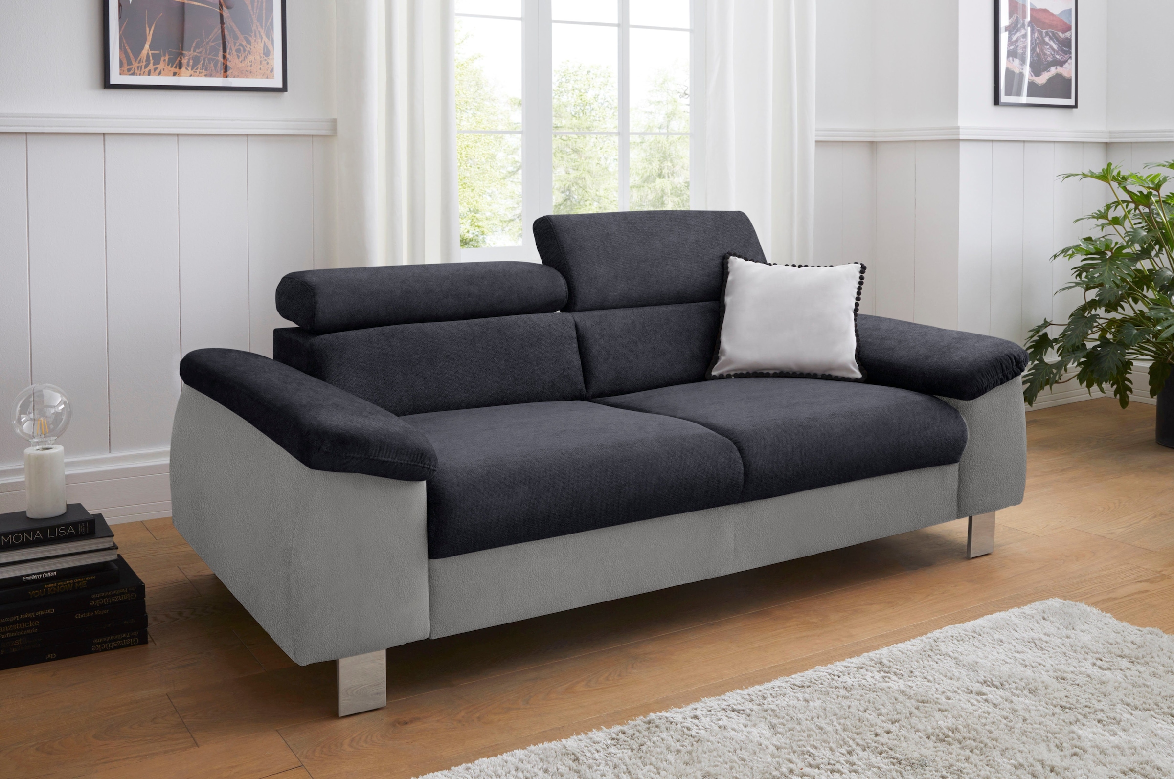 COTTA Polstergarnitur »Komaris, B: 193 bzw. 100 cm« Set, Set: 3er-Sofa & Ho günstig online kaufen