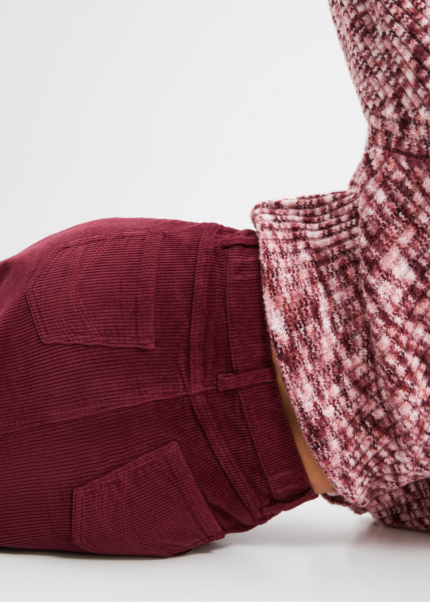 bonprix Cordrock »Stretch-Cordrock mit Knopfleiste« aus Baumwolle und Elasthan, A-Linie, mit Knopfleiste