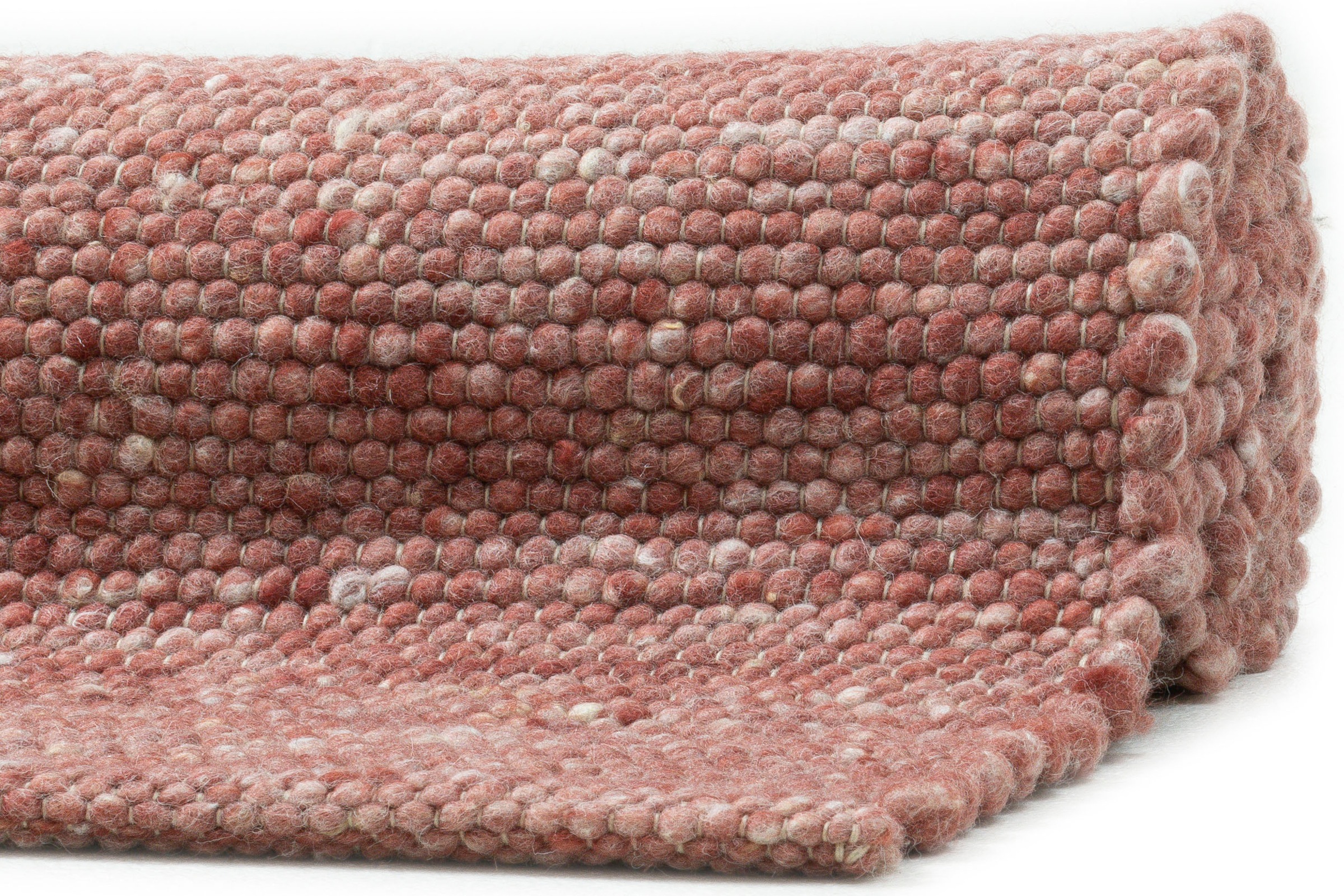 Sansibar Wollteppich »Hörnum«, rechteckig, 12 mm Höhe, Handweb Teppich, meliert, reine gewalkte Wolle, handgewebt