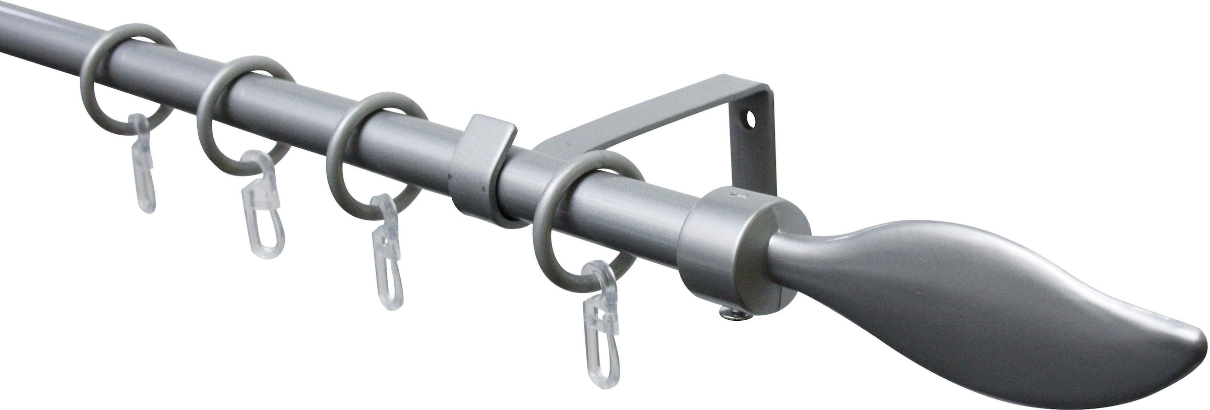 GARDINIA Gardinenstange »Set Metall« 1 läufig-läufig ausziehbar 1-Lauf günstig online kaufen