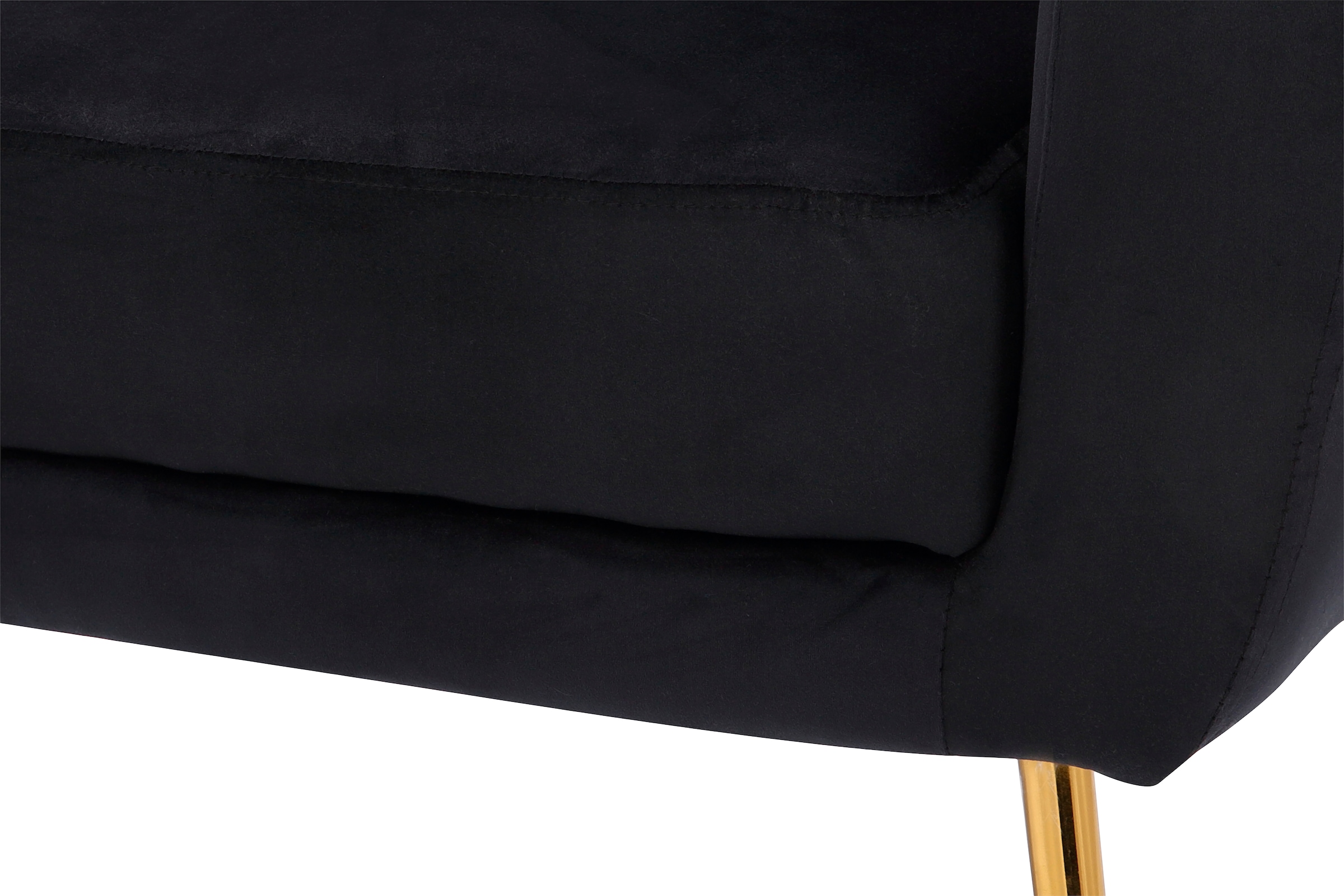 Kayoom Sessel »Sofa Doreen 125, komfortabler Sessel, einfarbige Gestaltung«, (1 St.), modern, platzsparend, pflegeleicht, samtweicher Bezug aus Stoff