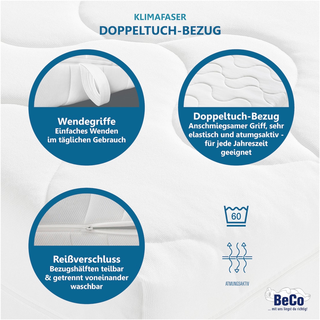 Beco Komfortschaummatratze »Meria Deluxe«, 20 cm cm hoch, Raumgewicht: 28 kg/m³, (1 St.)