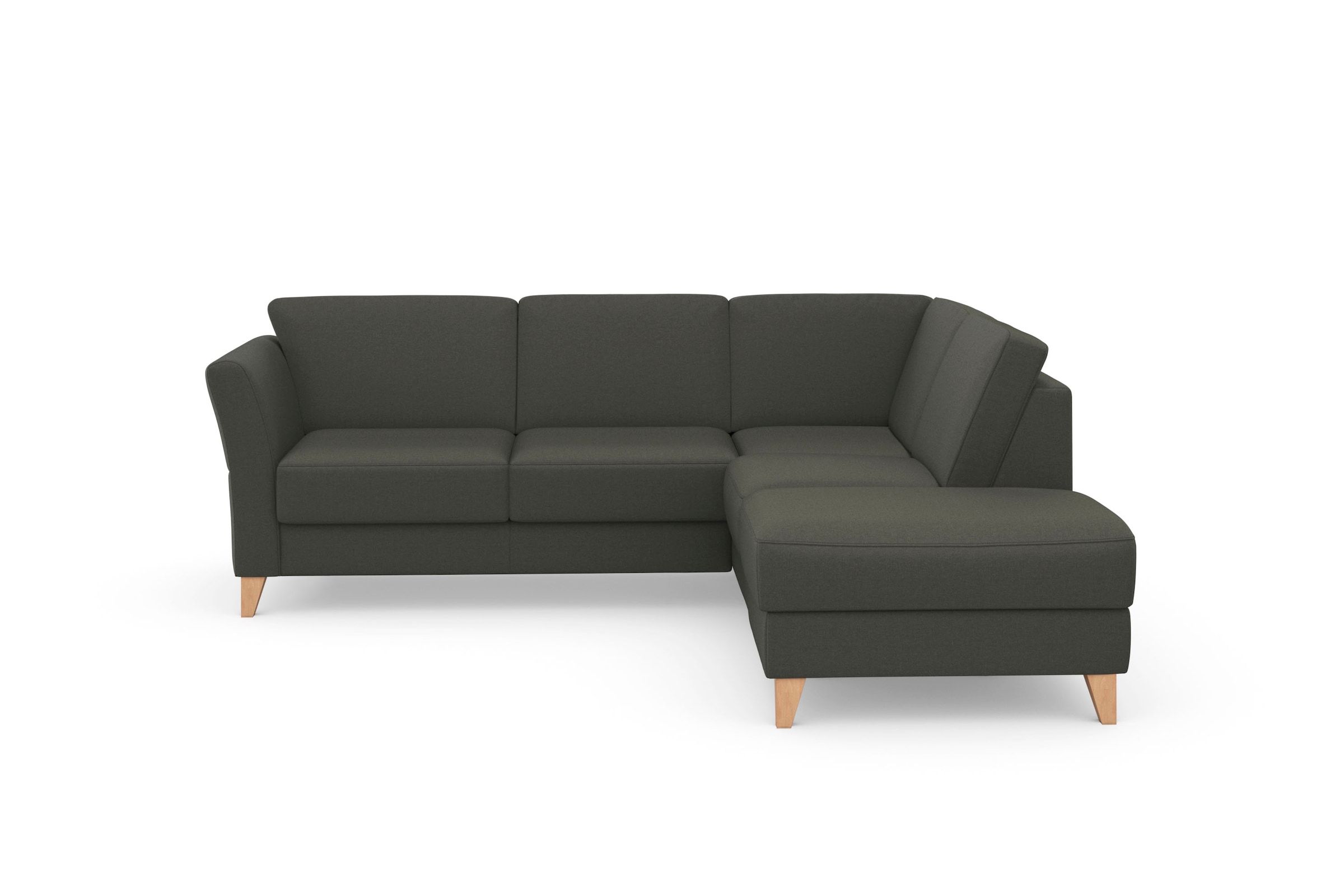 sit&more Ecksofa »Visby L-Form«, Wahlweise mit Bettfunktion und Stauraum, f günstig online kaufen