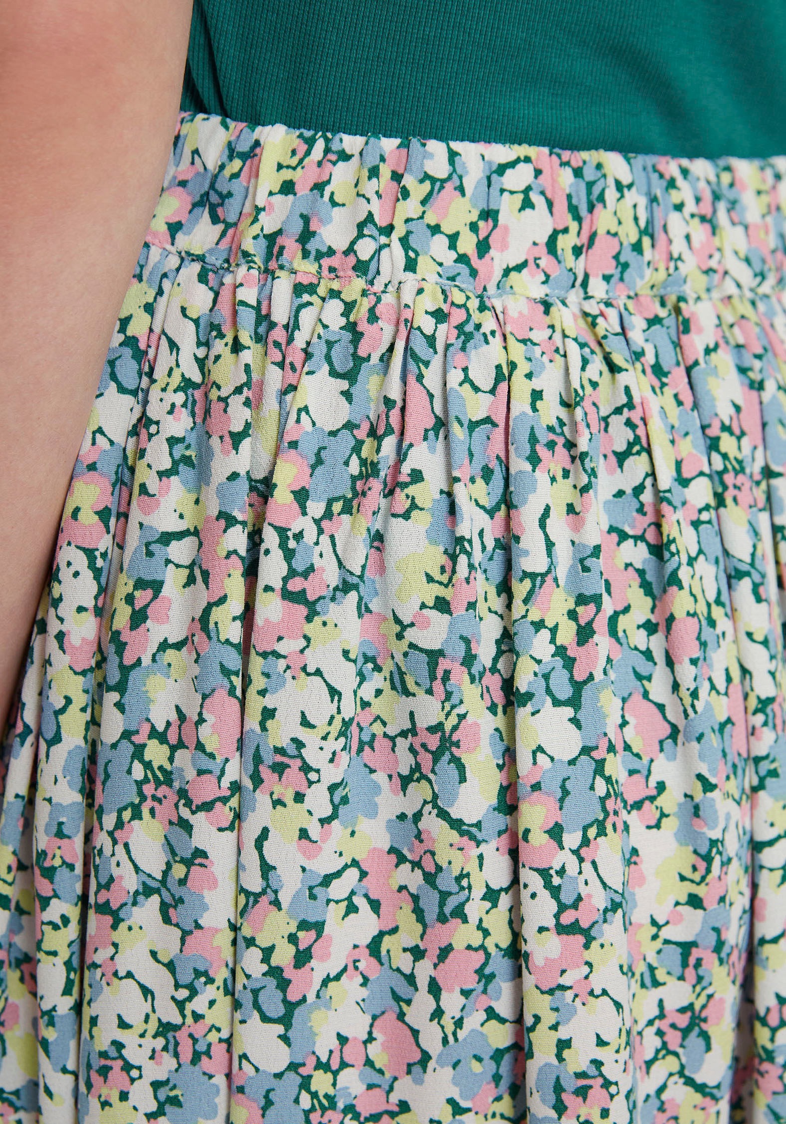 4. Bild von Marc O'Polo DENIM A-Linien-Rock, im Millefleur-Print
