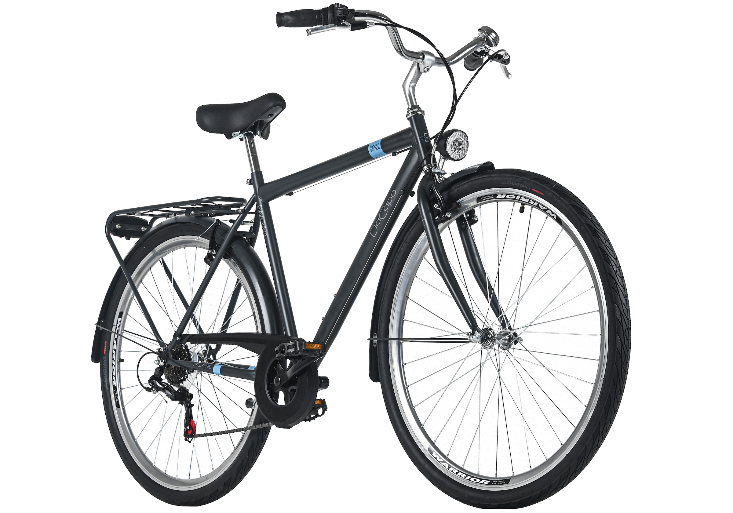 Dacapo Trekkingrad »Herren 28'' Ravenna 6 Beige 6 Gänge RH 48 cm« 6 Gang Shimano Tourney Schaltwerk Kettenschaltung