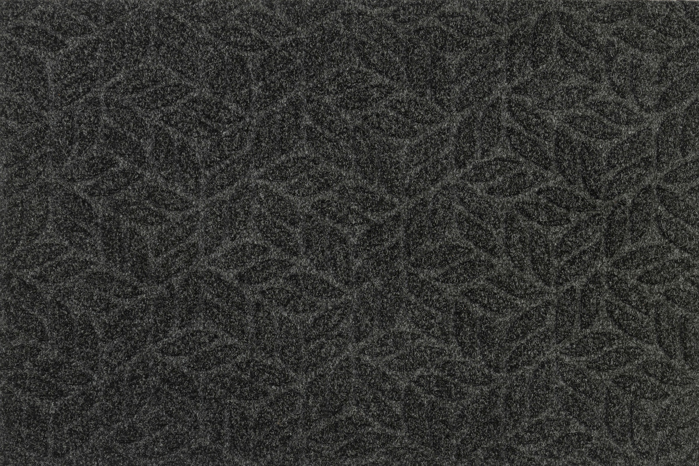 wash+dry by Kleen-Tex Teppich »DUNE Leaves Dark Grey« rechteckig 8 mm Höhe