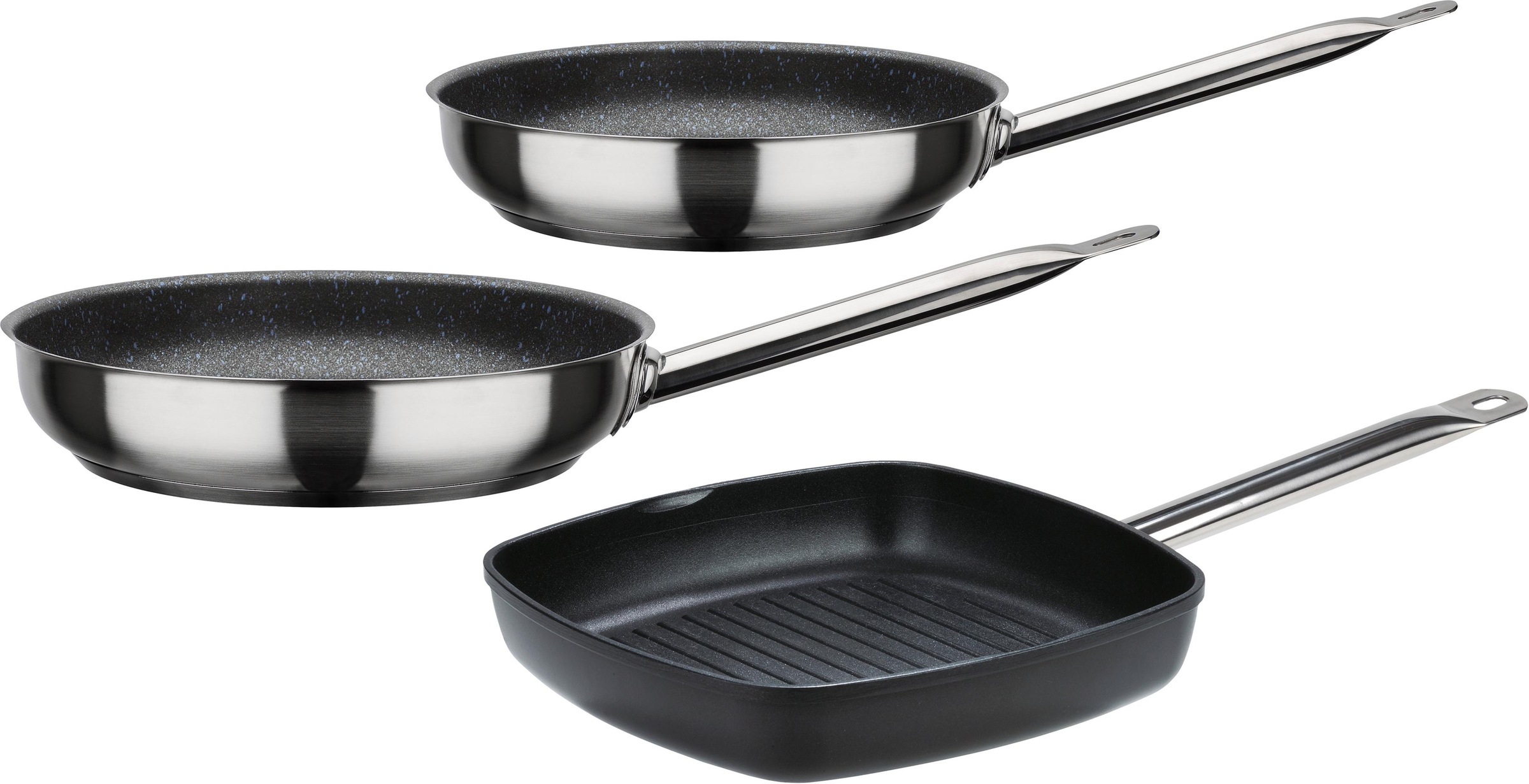 GSW Pfannen-Set »Le Chef PROFI« Aluminiumguss Set, Bratpfanne Ø 24 cm, 2 l, günstig online kaufen