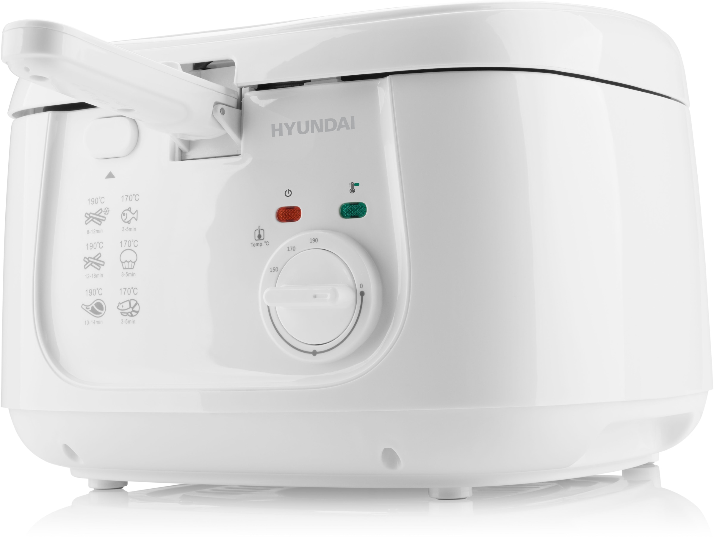Hyundai Fritteuse »HYUDF165«, 1800 W, Fassungsvermögen 2,5 l