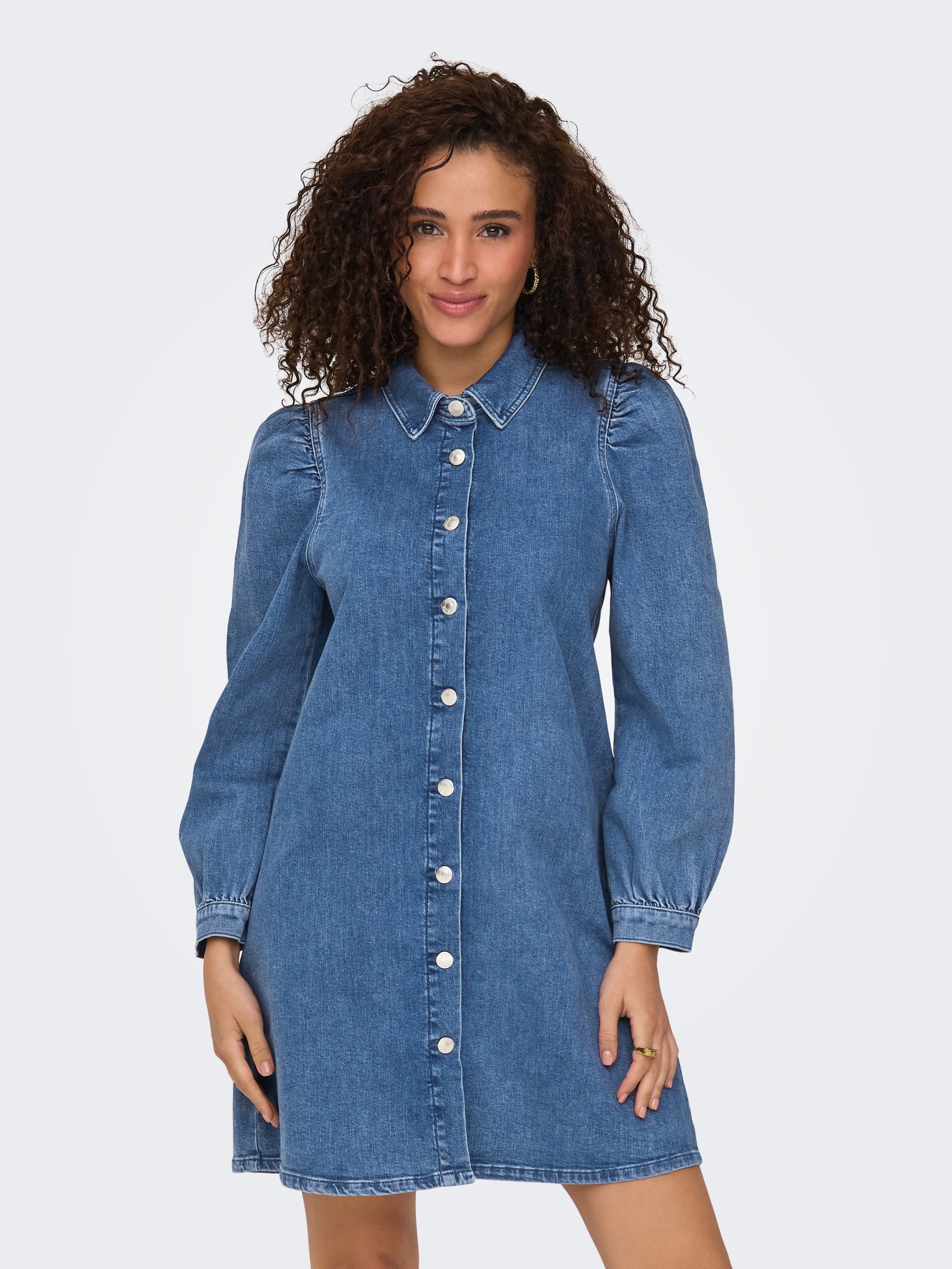 ONLY Jeanskleid »ONLALMA L/S DRESS DNM CRO«