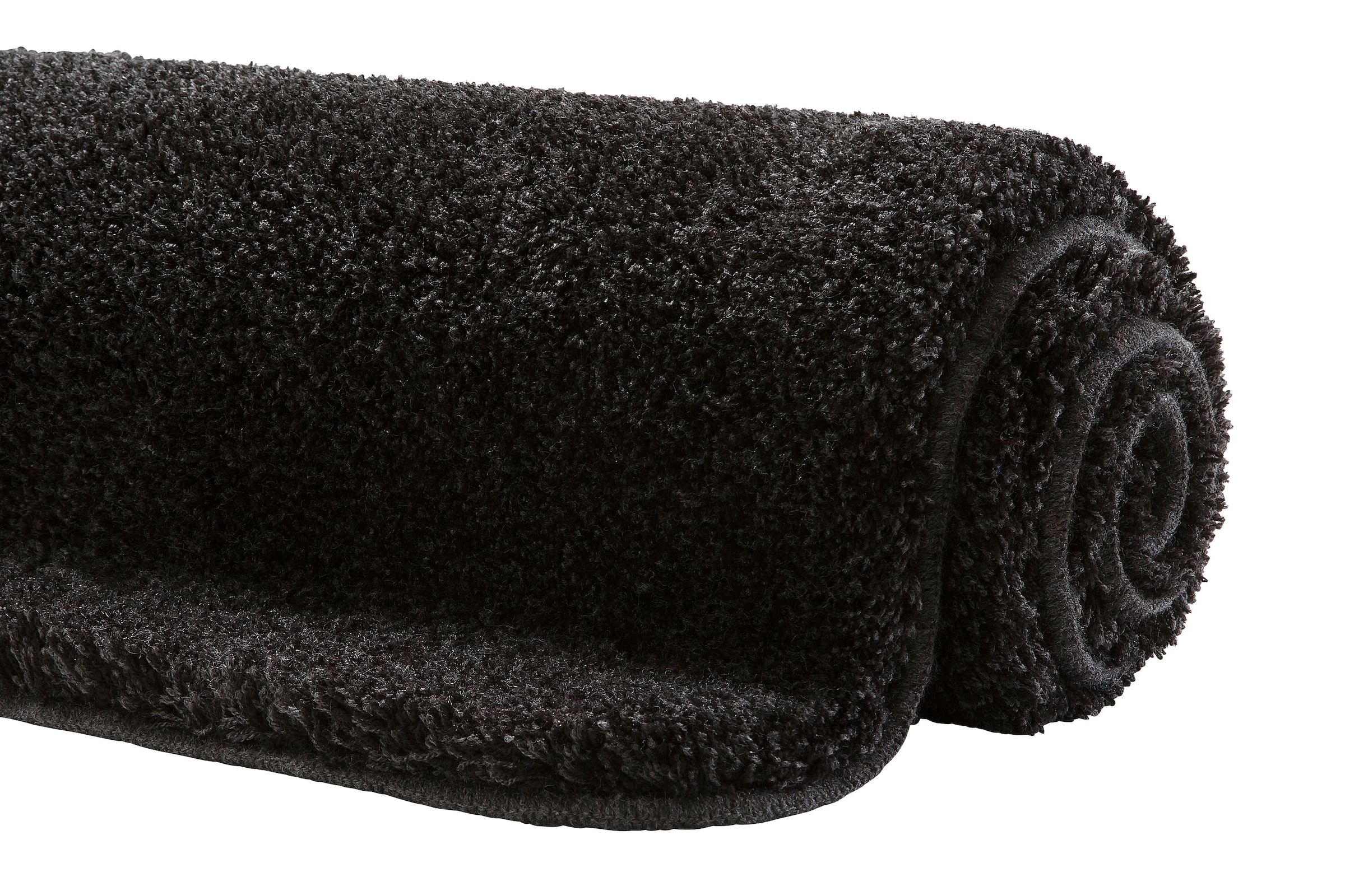 Grund Badematte »Melos, Badvorleger, Badezimmer Teppich, sehr weich«, rutschhemmend beschichtet, fußbodenheizungsgeeignet, melierte Optik, sehr weicher Flor, Melange-Effekt, Made in Europe