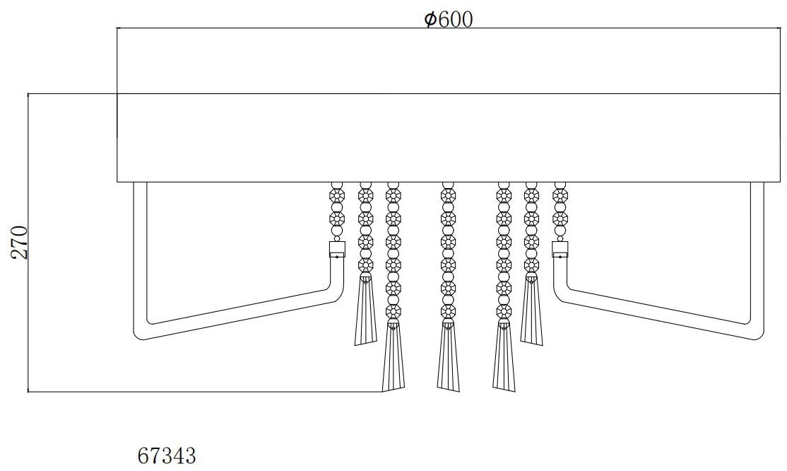 GLOBO LIGHTING Deckenleuchte »KIRINA« E14 1 Stk. Deckenlampe Wohnzimmer-Leuchte Schlafzimmer-Leuchte Flur Küche