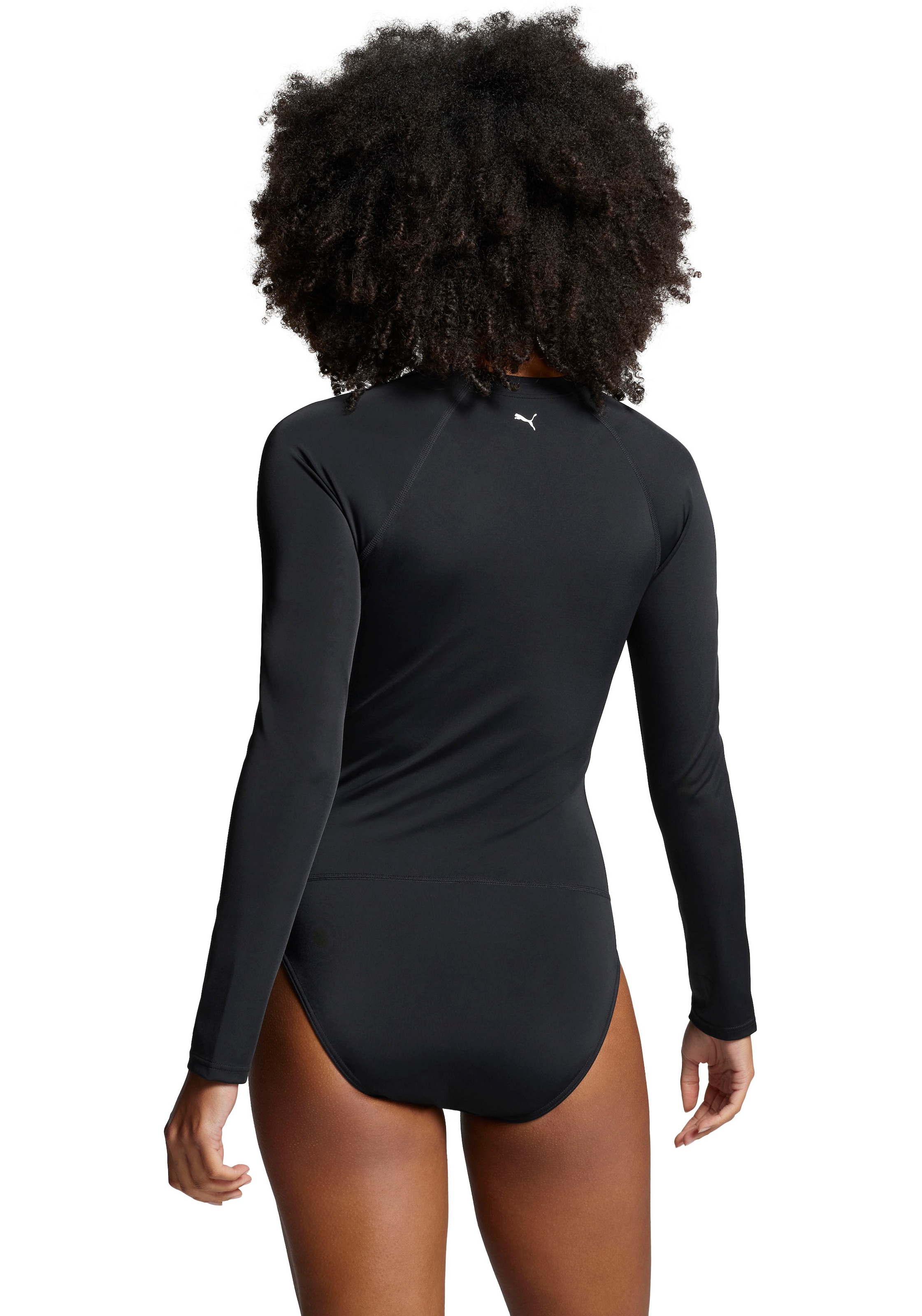 PUMA Badeanzug »PUMA SWIM WOMEN LONG SLEEVE SURF SUIT«, mit Logodruck, Surfanzug, langärmelig