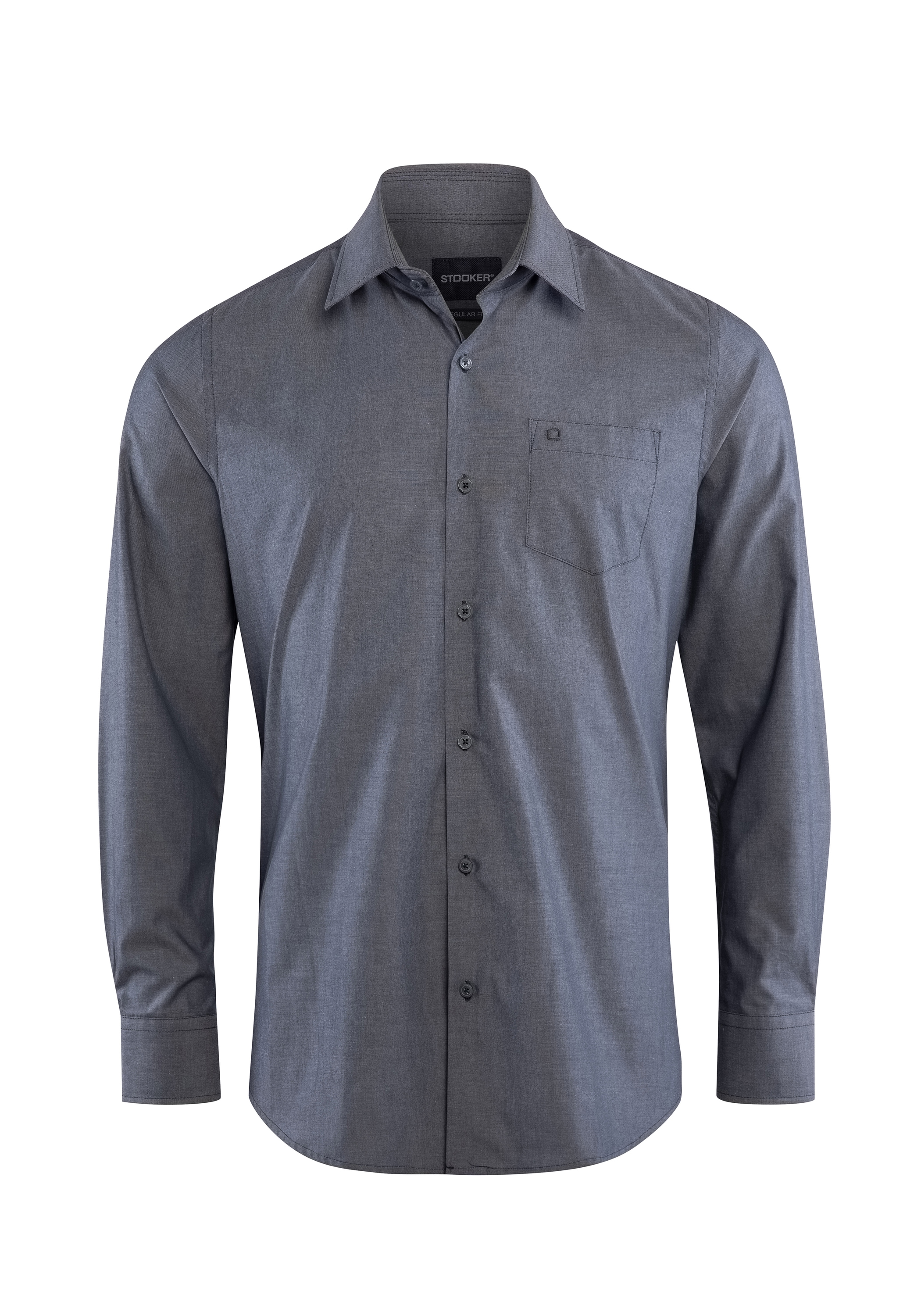 Stooker Men Langarmhemd »HUGH Hemd Langarm Regular Fit« Langarm Hemd Regular Fit für Herren