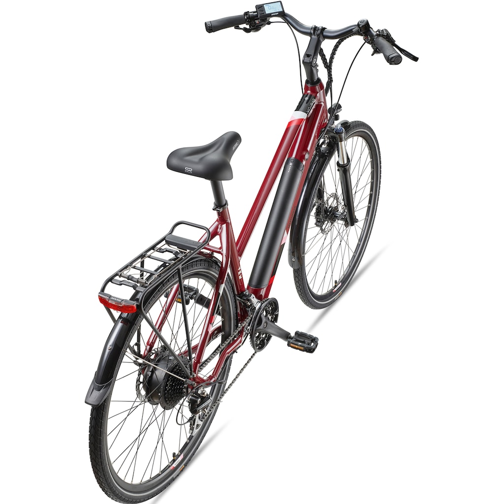 Telefunken E-Bike »Expedition XC940«, 24 Gang, Shimano, Acera, Heckmotor 250 W, (ca. 100 km Reichweite-hydraulische Scheibenbremsen-Straßenzulassung)