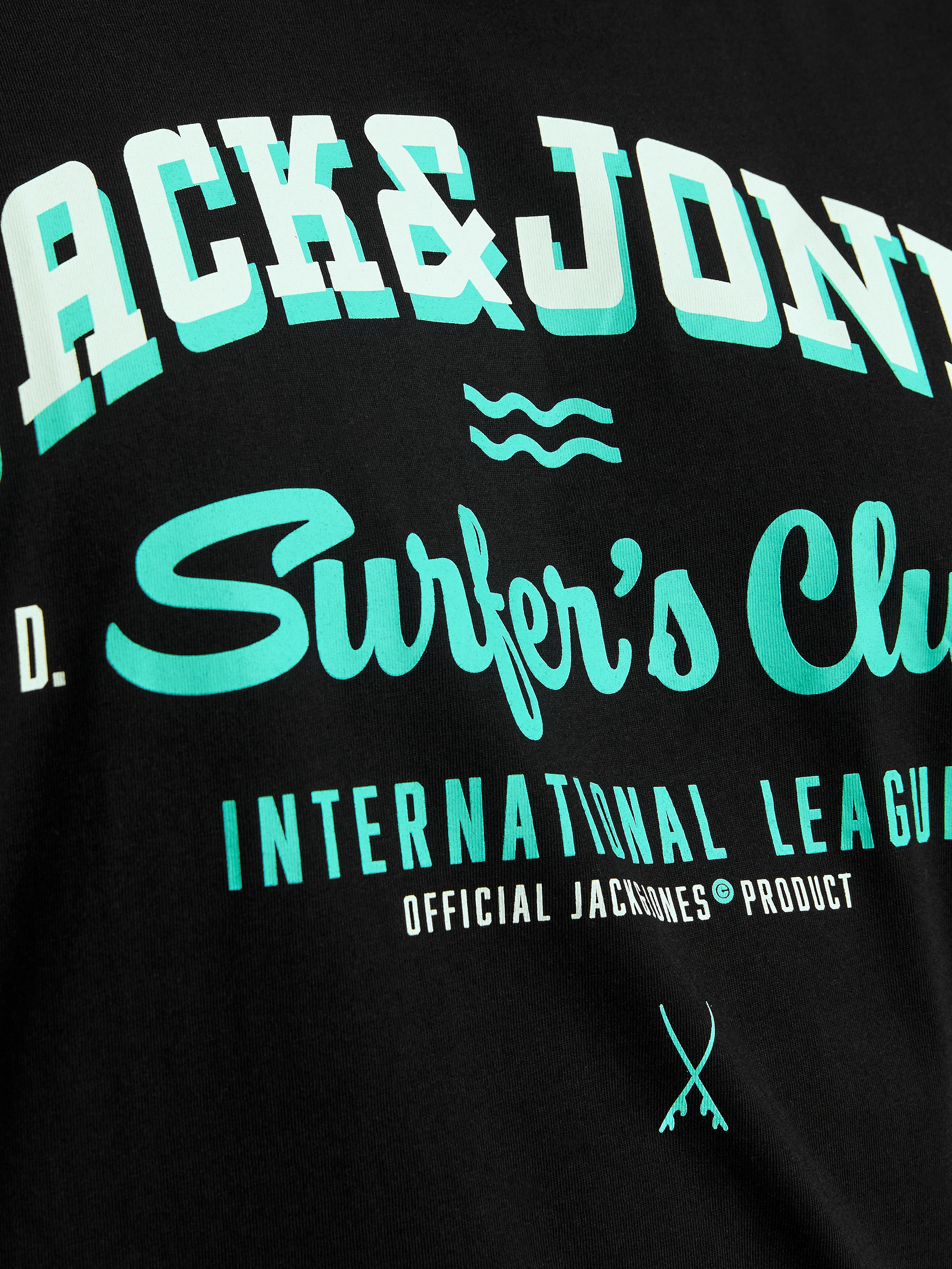 Jack & Jones PlusSize T-Shirt »JJELOGO TEE SS O-NECK 2 COL AW24 S PLS«, mit Frontprint