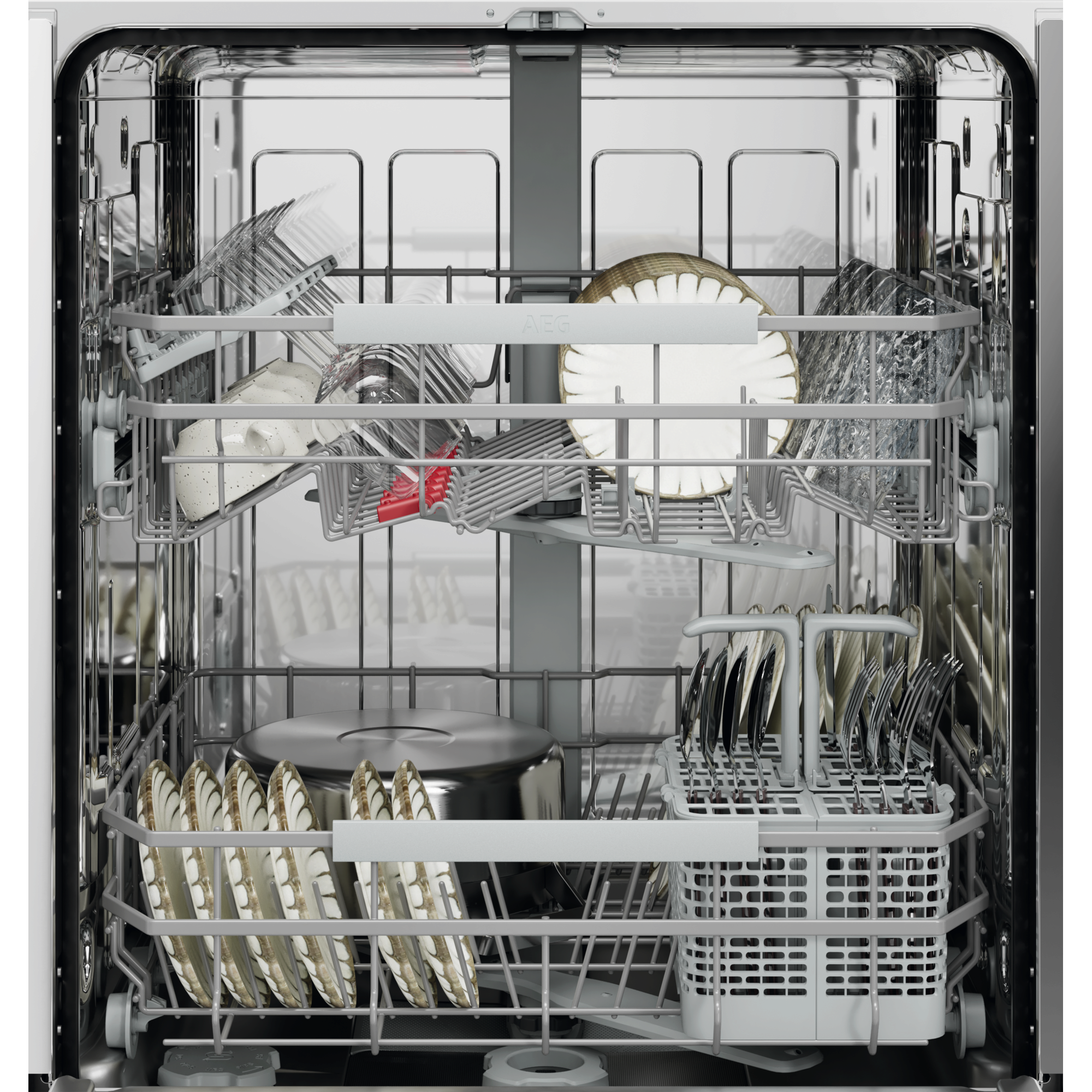 AEG teilintegrierbarer Geschirrspüler 7000 »GT7200A1SCM« Wassersparende Spülmaschine: 8,4l im Eco-Programm-effiziente Reinigung