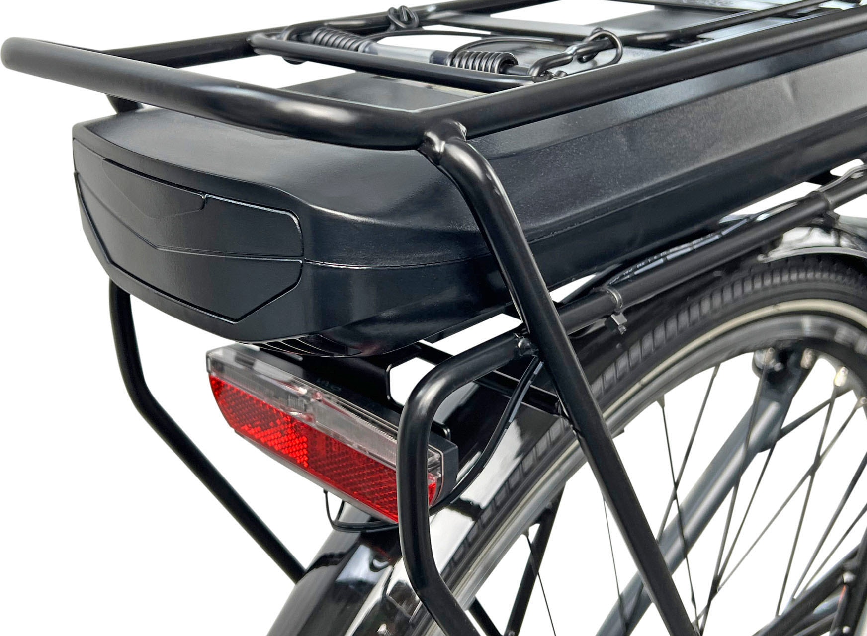LLobe E-Bike »City E-Bike 28" County anthrazit«, Shimano, Altus, Heckmotor 250 W