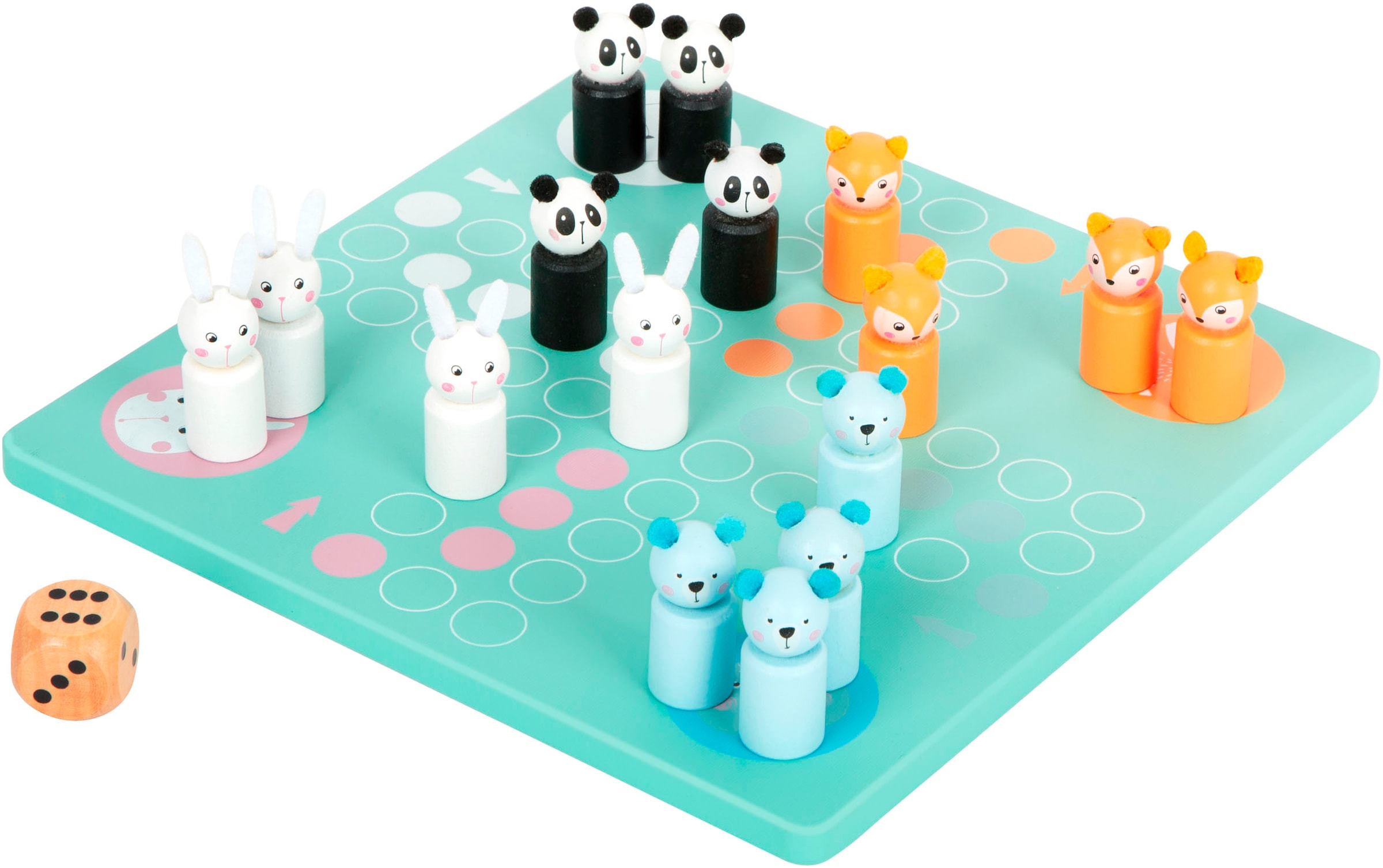 Small Foot Spiel »Ludo, Pastell«