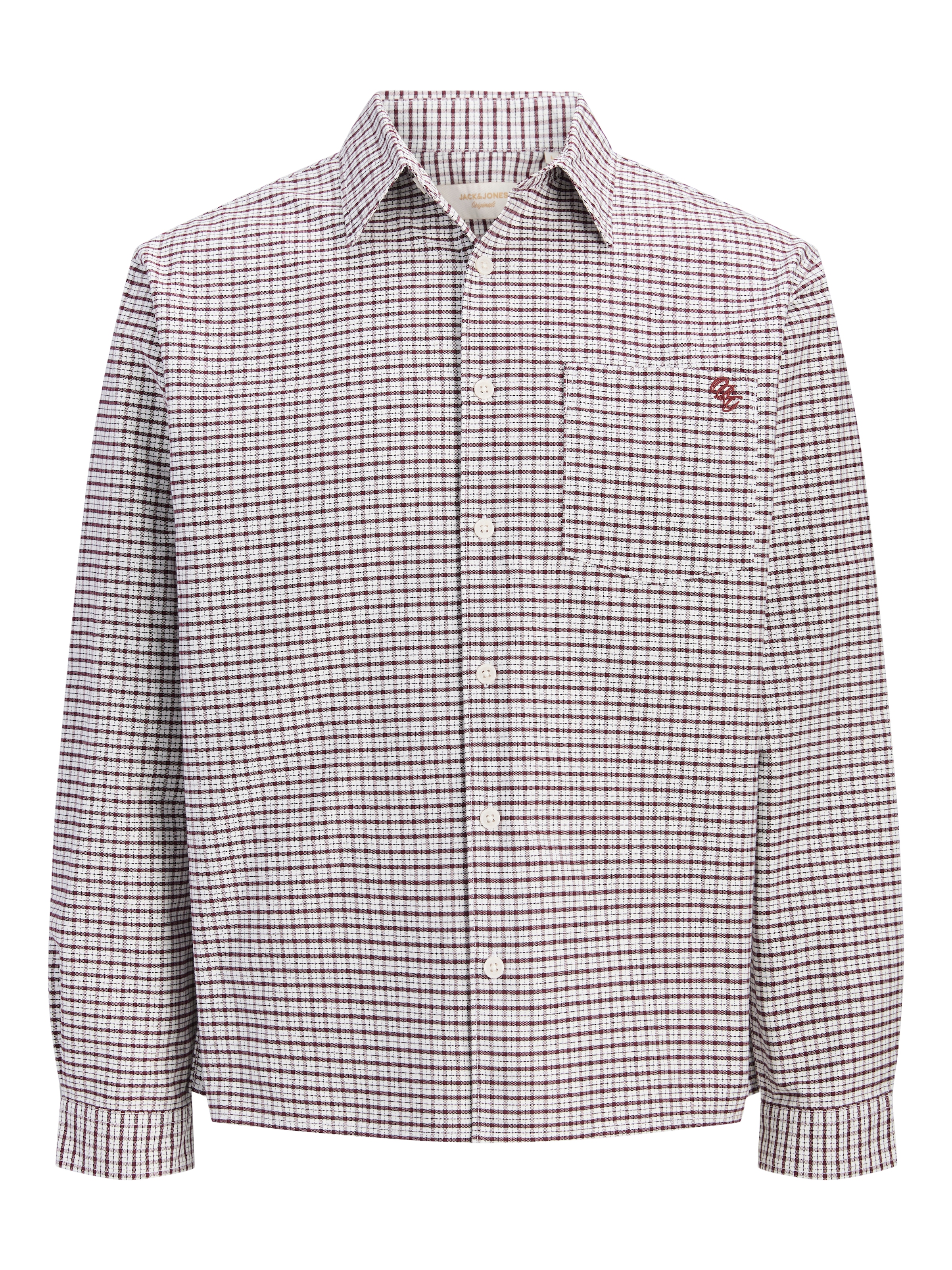 Jack & Jones Langarmhemd »JORFREDERIKSBERG OXFORD SHIRT LS SN« Baumwolle, locker geschnitten