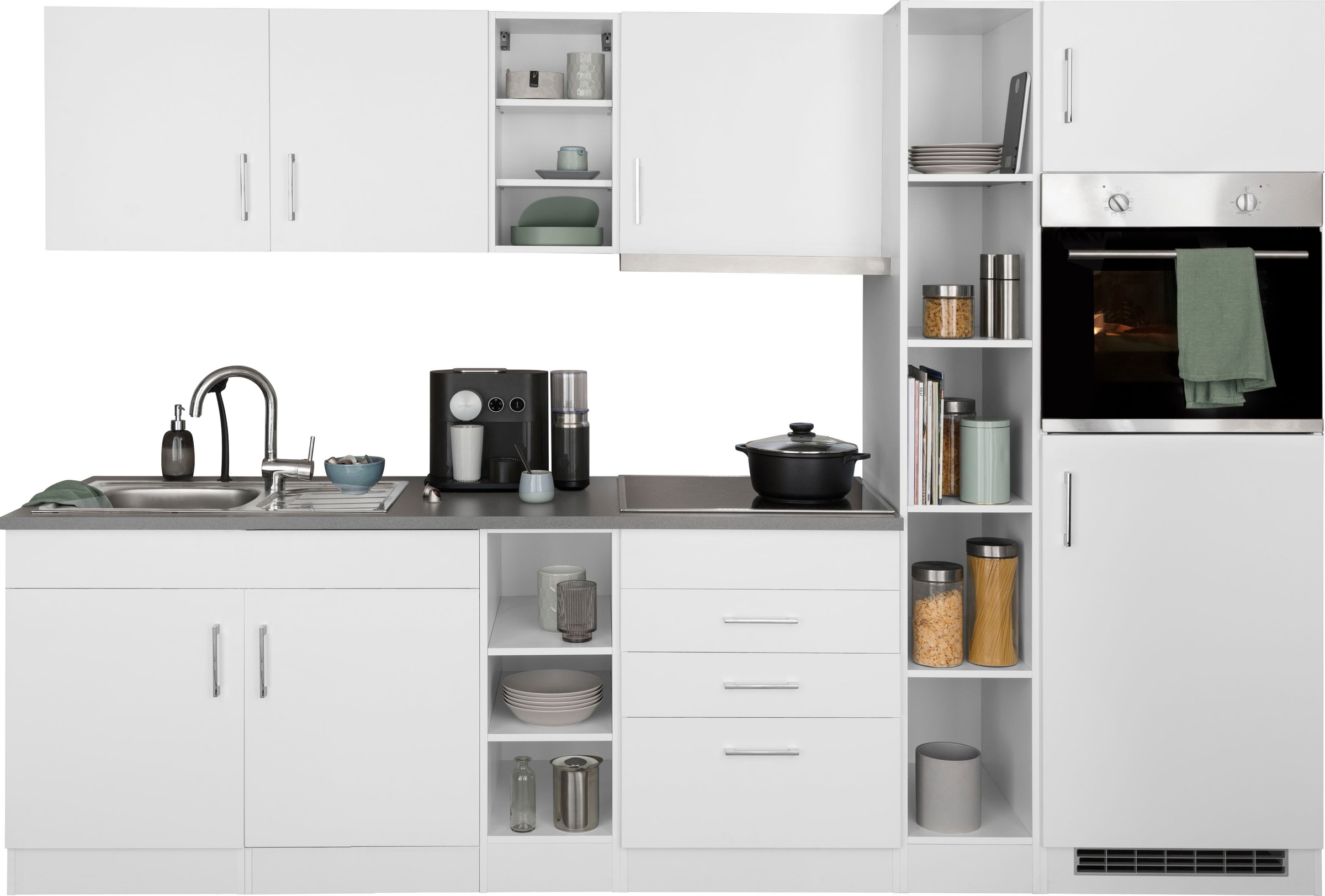 KOCHSTATION Küchenzeile »KS-Paris – Küchen mit einzigartigen Fotomotiven au günstig online kaufen