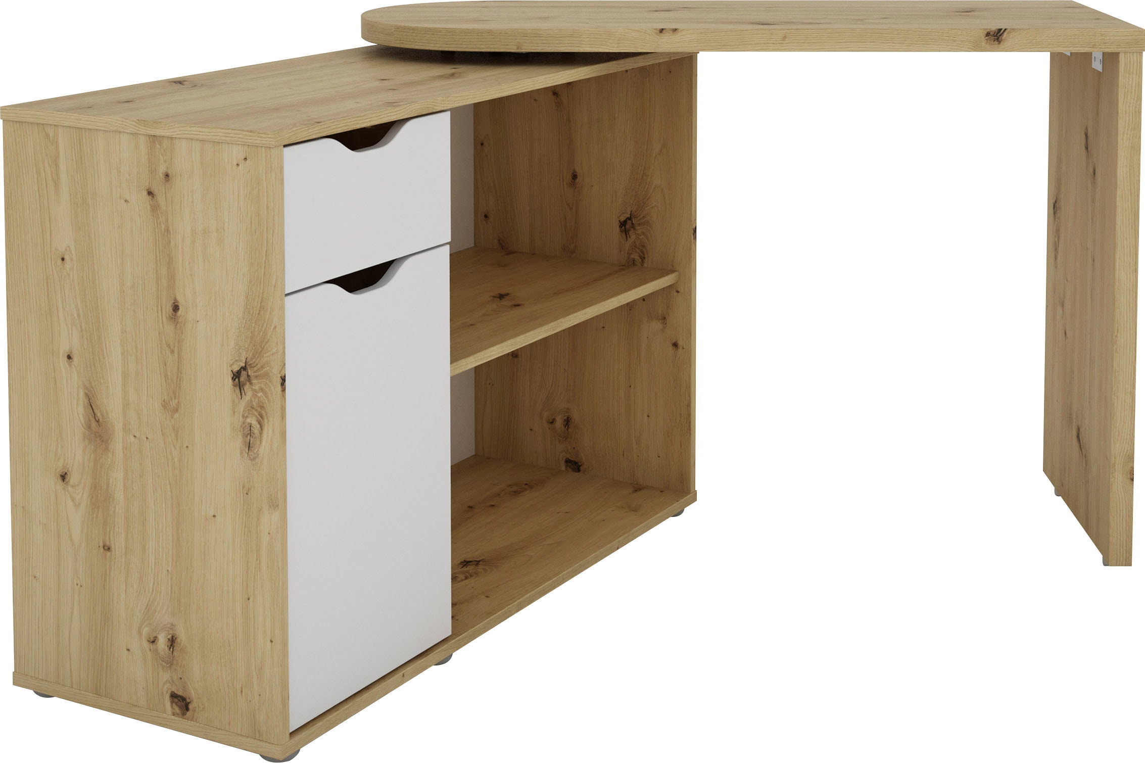 Homexperts Schreibtisch »Turner«, mit drehbarer Tischplatte