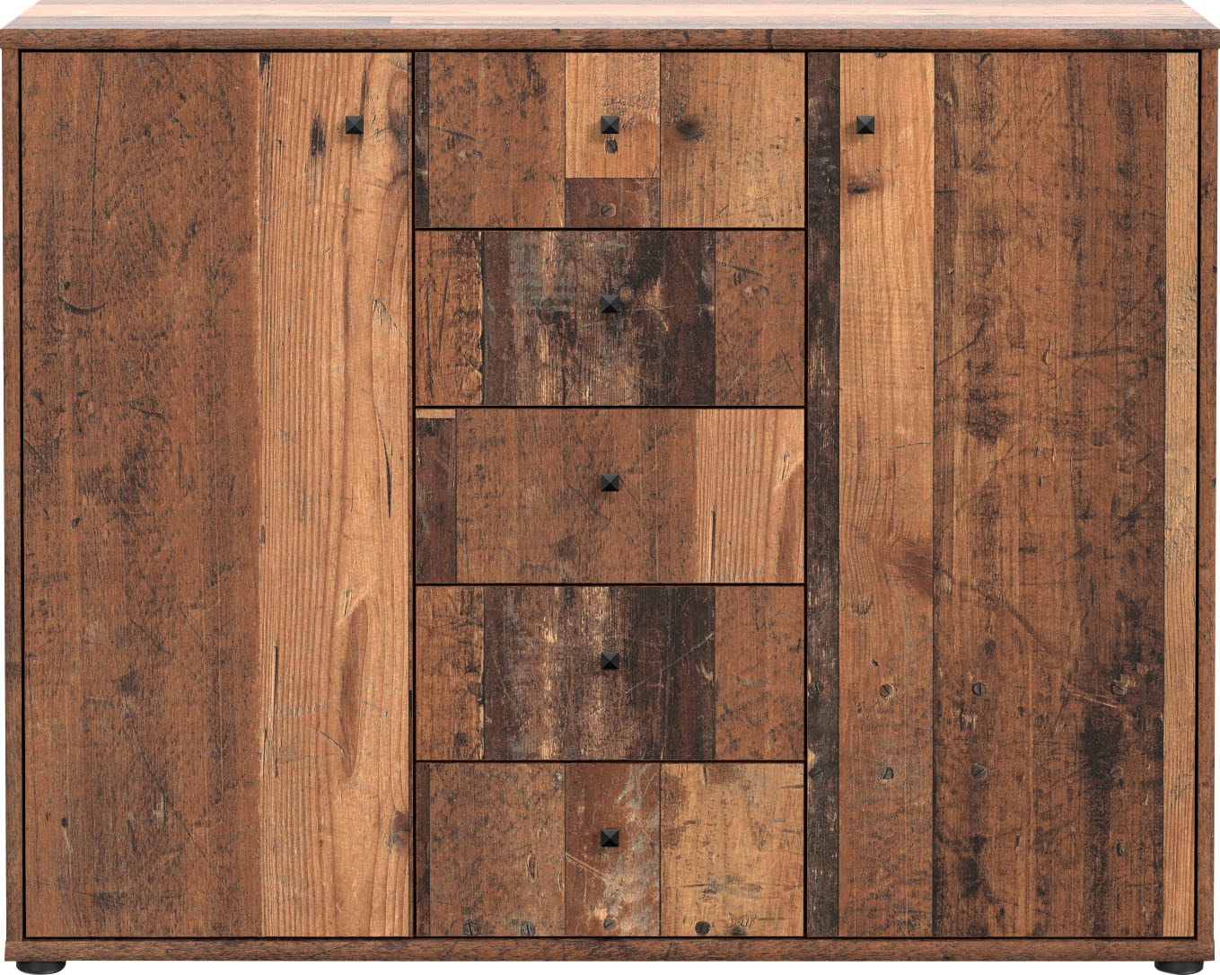 Kommode „Tempra“, Breite 108,8 cm, old wood Vintage B/H/T: 108,8 cm x 85,5 cm x 34,8 cm