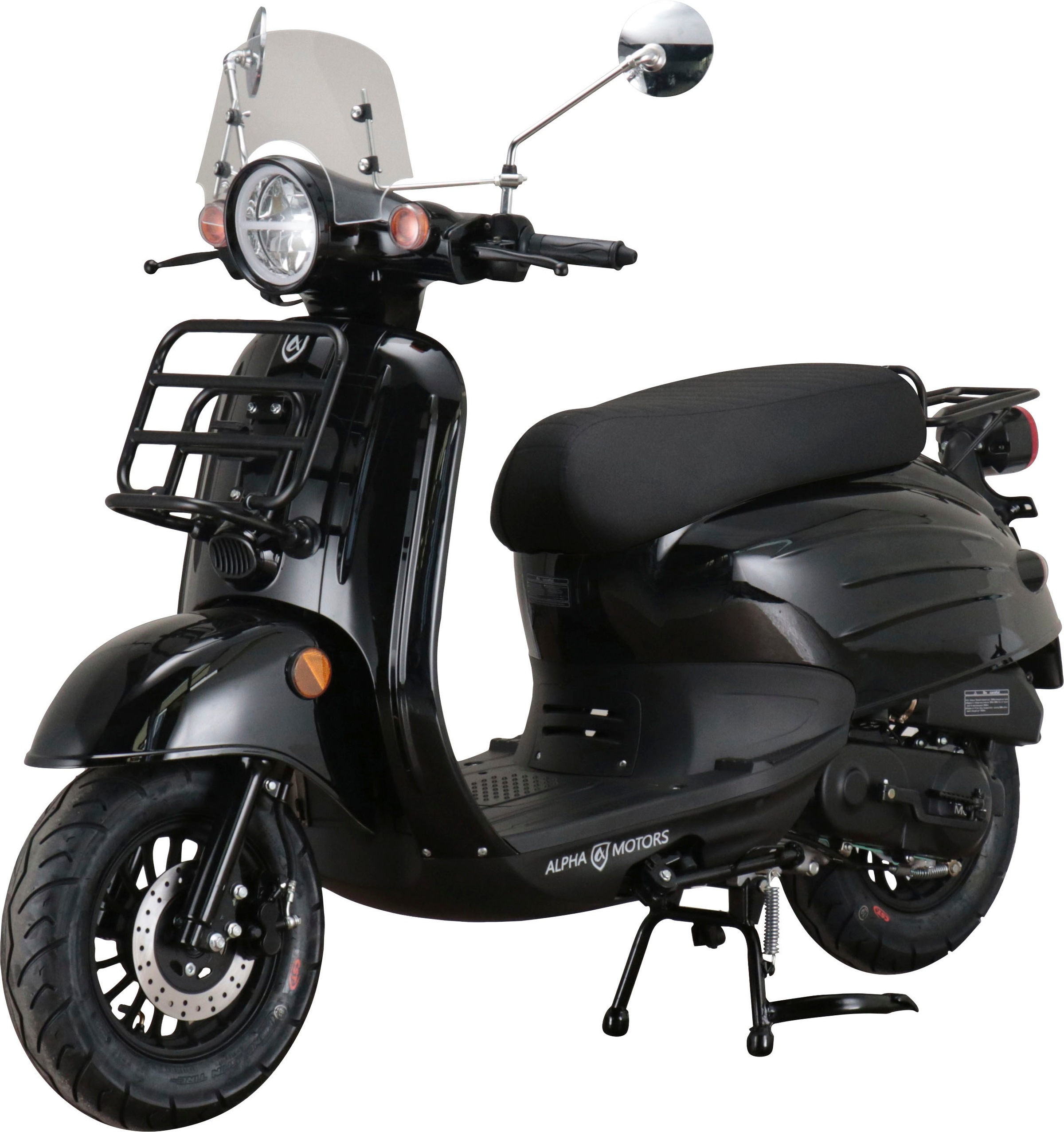 Alpha Motors Motorroller »Adria«, 50 cm³, 45 km/h, Euro 5, 3,1 PS, (inkl. Windschild), mit Lenkerschloss und Windschild