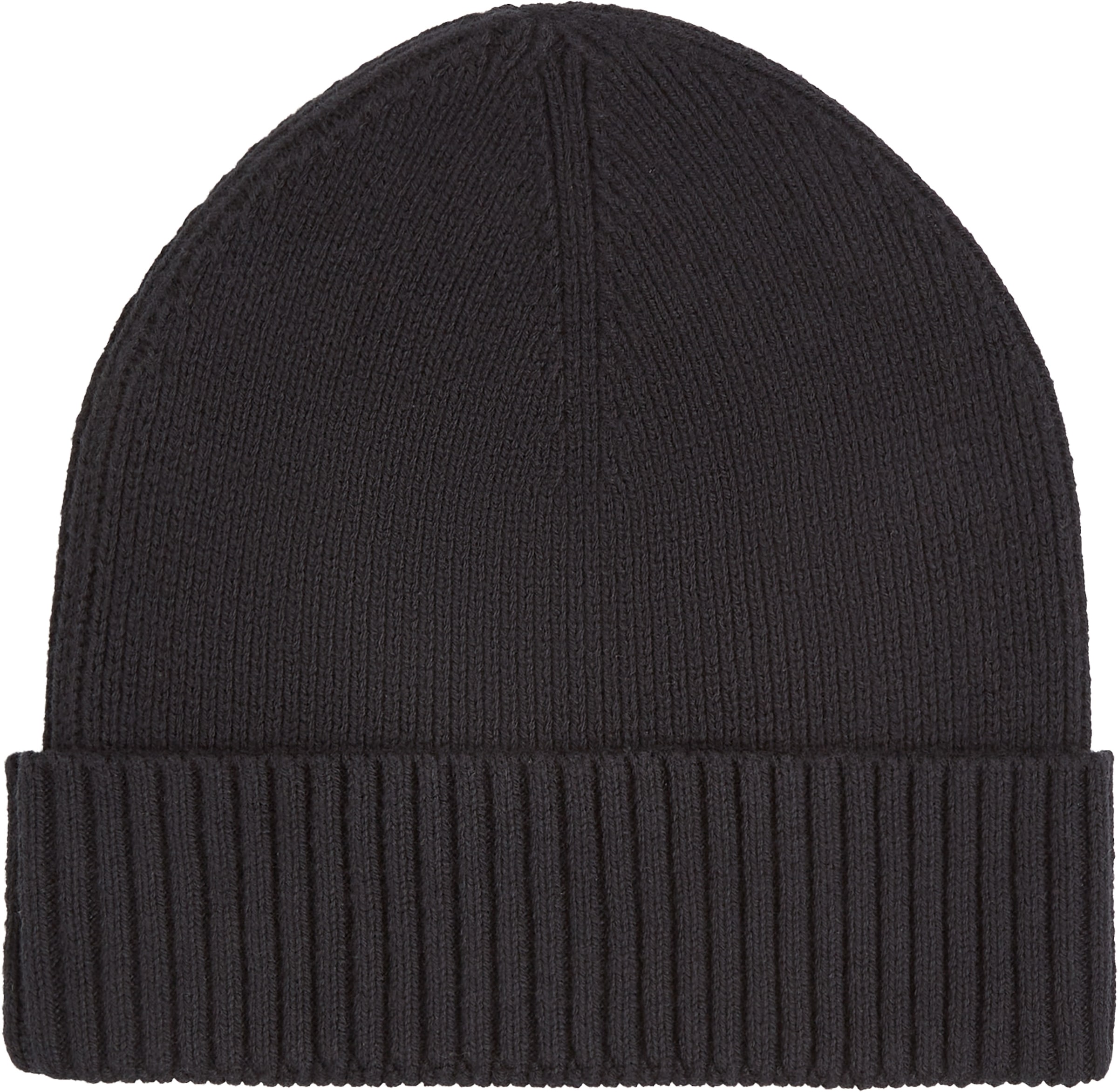 Tommy Hilfiger Strickmütze »TH FLAG PIMA COTTON BEANIE«, mit Logostickerei