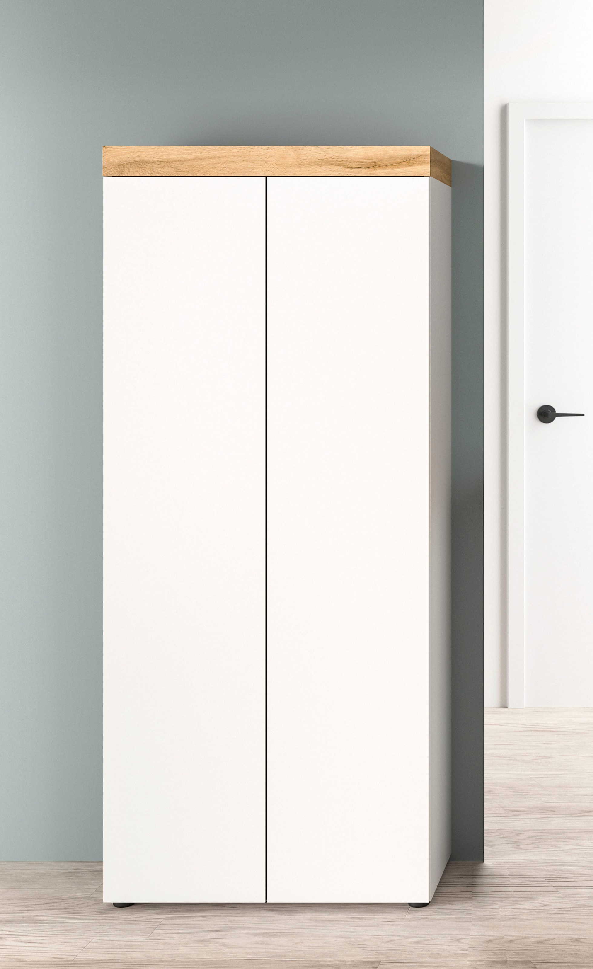 OTTO home Schuhschrank »MAMBO, Höhe 179cm, stehend & hängend, push-2-open« 2 farbige Ausführung, 1 Stk. tlg. Schuhschrank, Schuhkommode, Flur, Diele