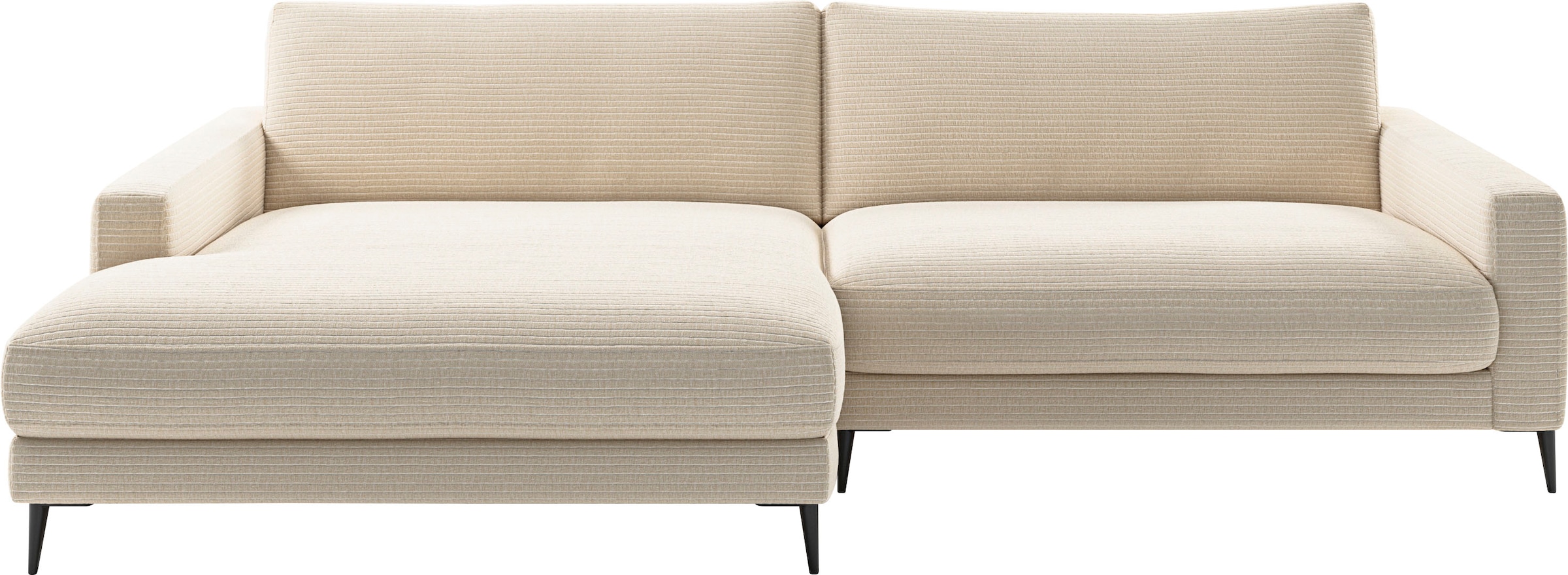 Home affaire Ecksofa »Downtown, B/T/H: 272/190/84 cm L-Form« weicher Sitzko günstig online kaufen