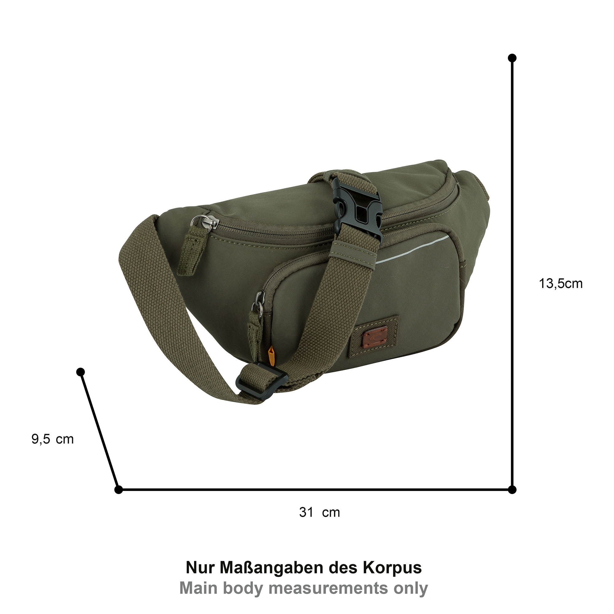 camel active Bauchtasche »City« passender urbaner Begleiter mit kleinen reflektierenden Details