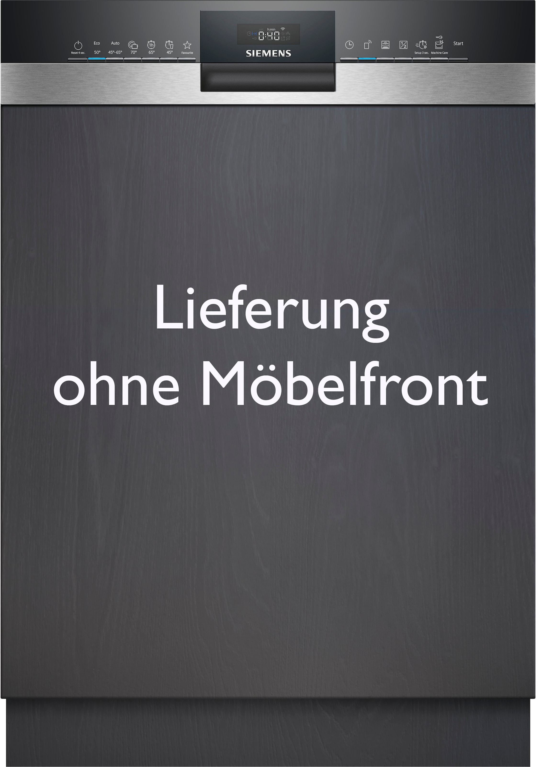 SIEMENS teilintegrierbarer Geschirrspüler iQ300 »SN53ES04TE« 13 Maßgedecke Gebürsteter Stahl programmDownload: so bleibt dein...