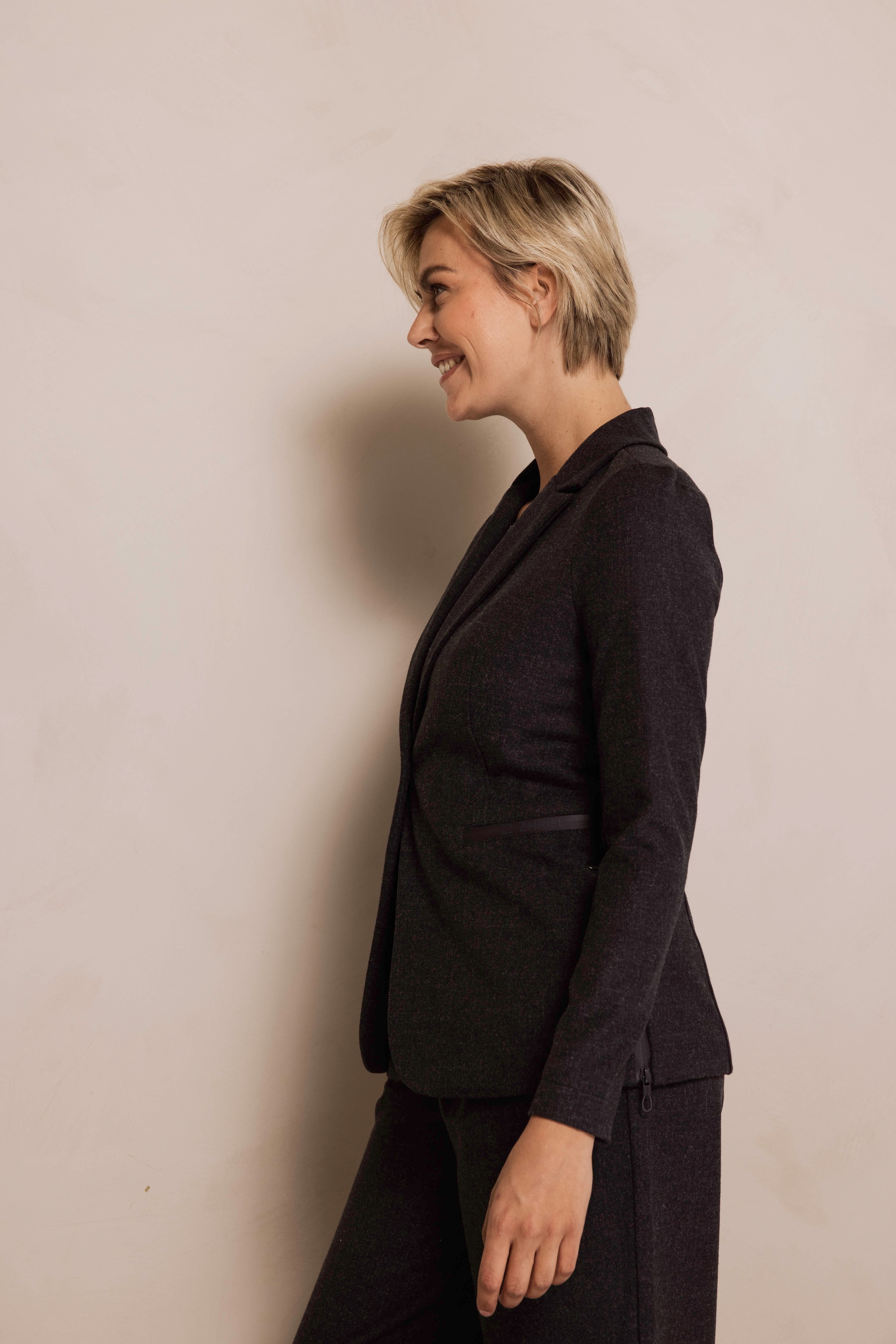 Zhrill Jackenblazer »ZHSALMA LONG« mit 1-Knopf-Verrschluss