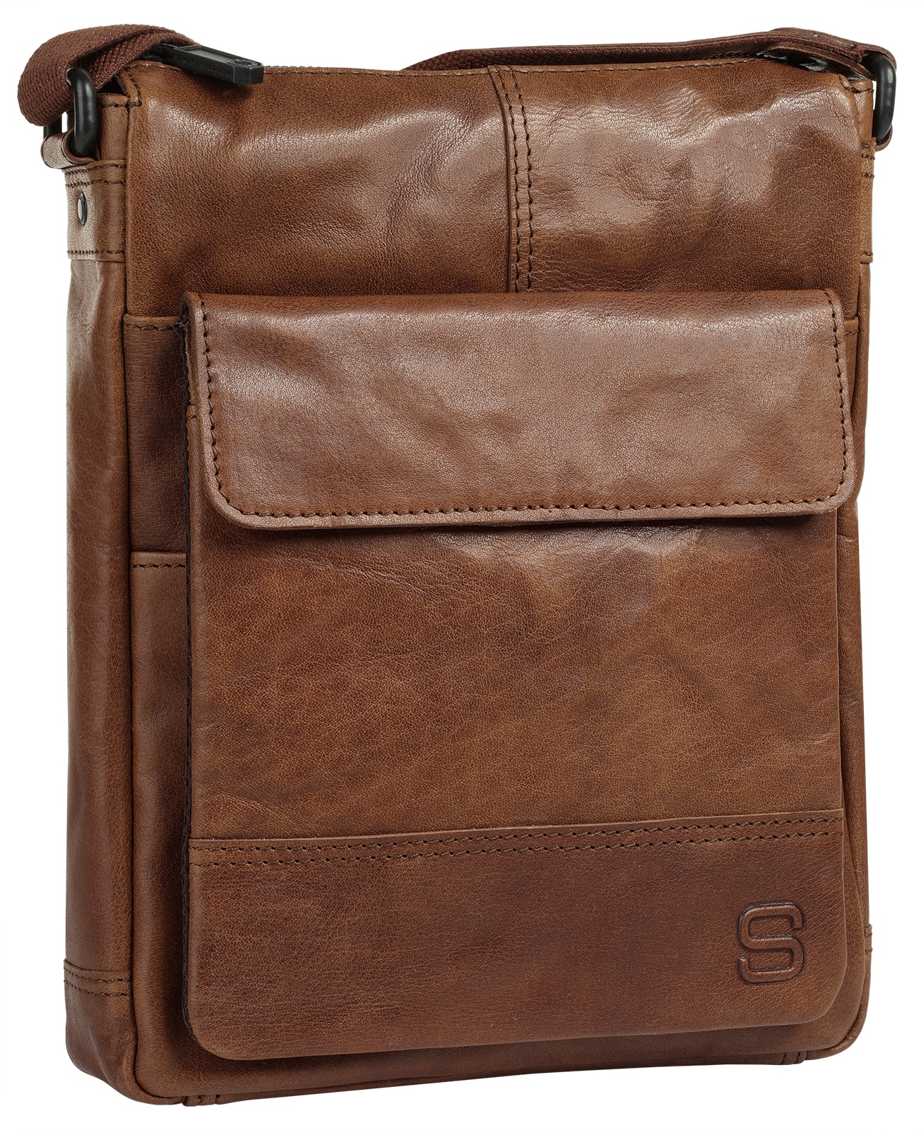 Spikes & Sparrow Umhängetasche echt Leder