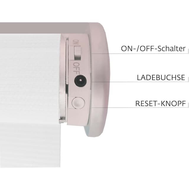 sunlines Elektrisches Rollo »Akkurollo Upcycling appgesteuert, blickdicht,  Sunlines«, blickdicht, ohne Bohren, appgesteuert via Bluetooth, nachhaltig  bequem und schnell bestellen