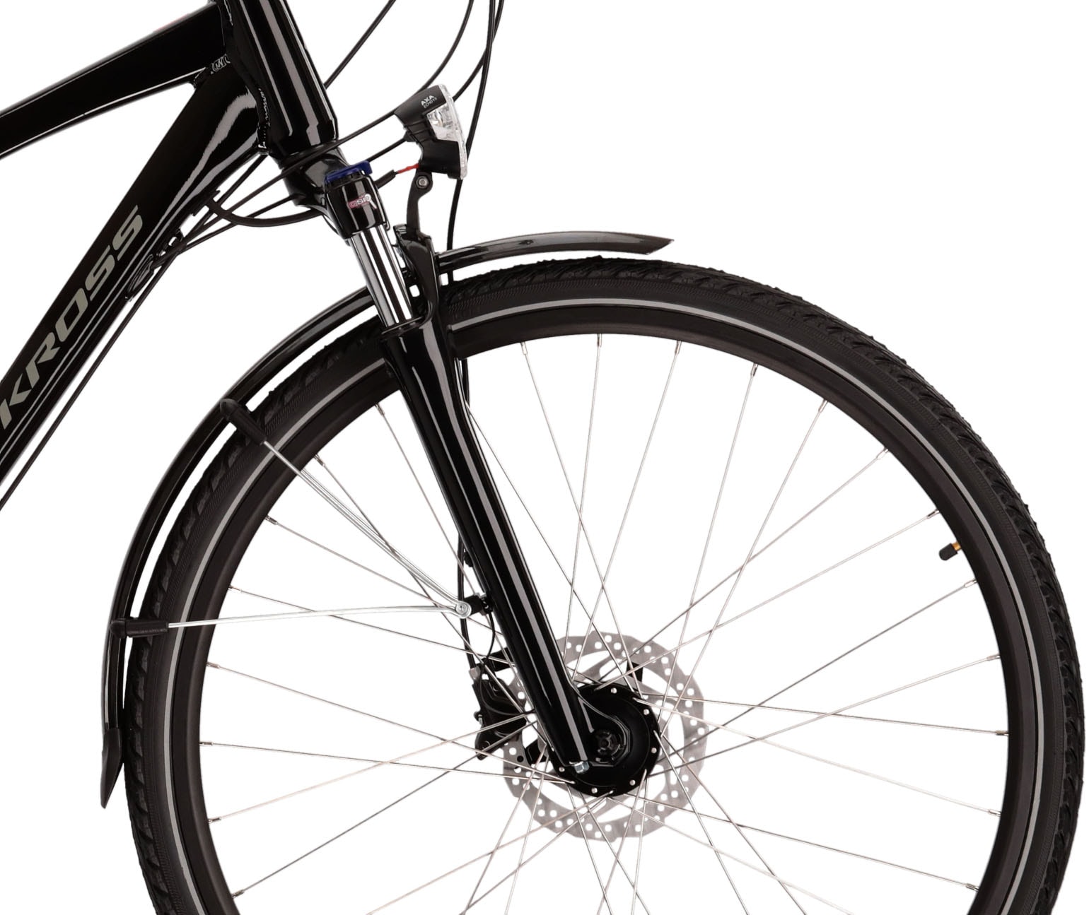 Kross Trekkingrad »Trekkingrad Trans 5.0 schwarz 24 Gänge«, 24 Gang, Shimano, DEORE M592 Schaltwerk, Kettenschaltung