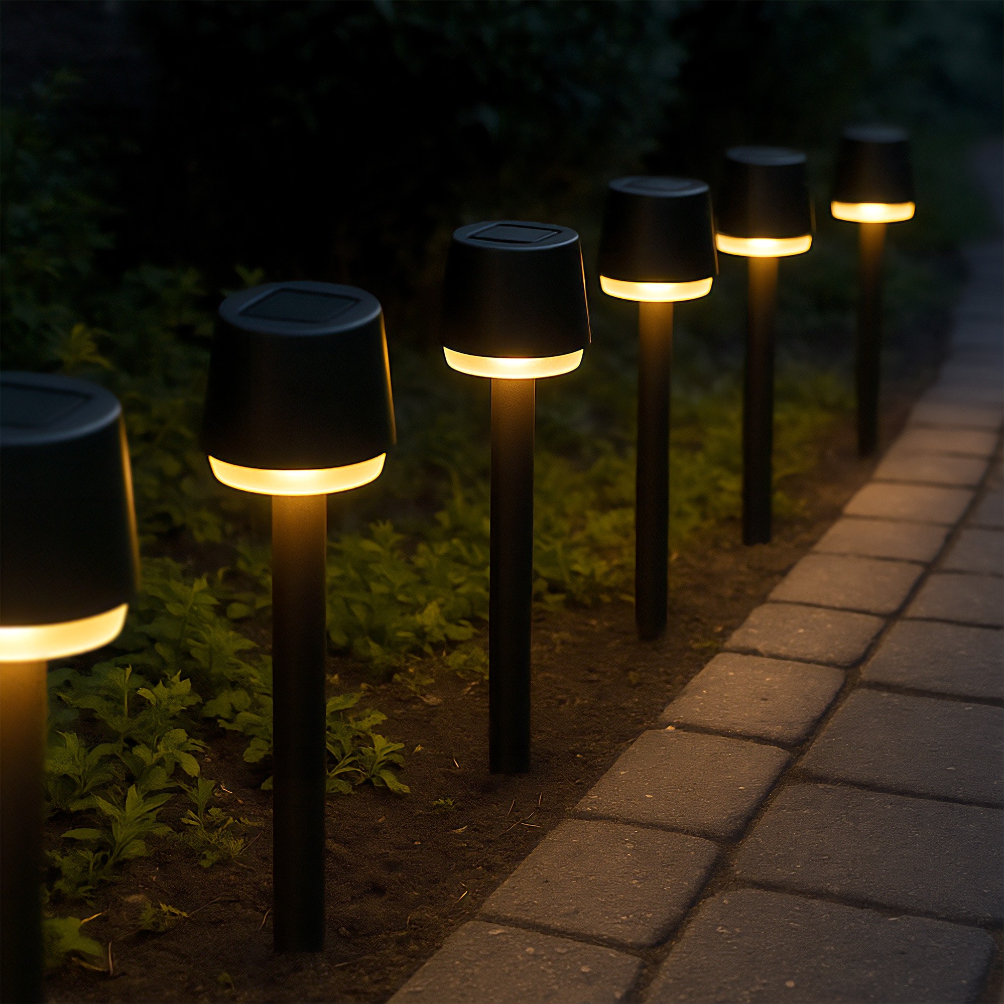my home LED Solarleuchte »Ilian, LED-Solar Gartenlicht, 6er Set«, Leuchtmittel LED-Modul | LED fest integriert