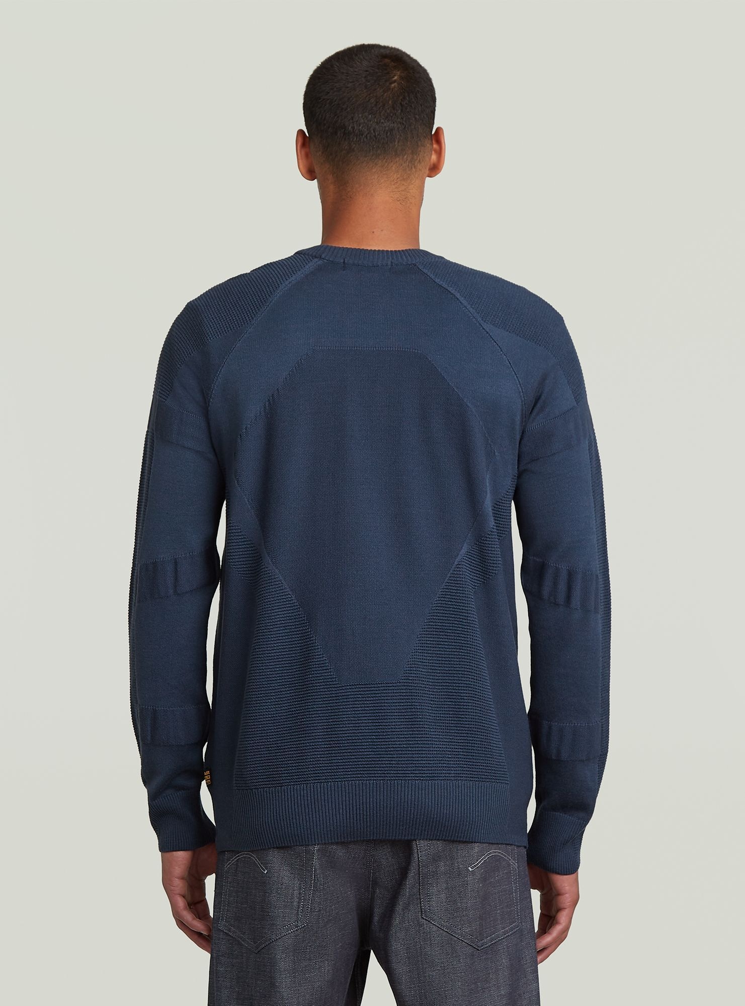 G-STAR Longpullover »3D Biker Ribbed Knit Pullover«