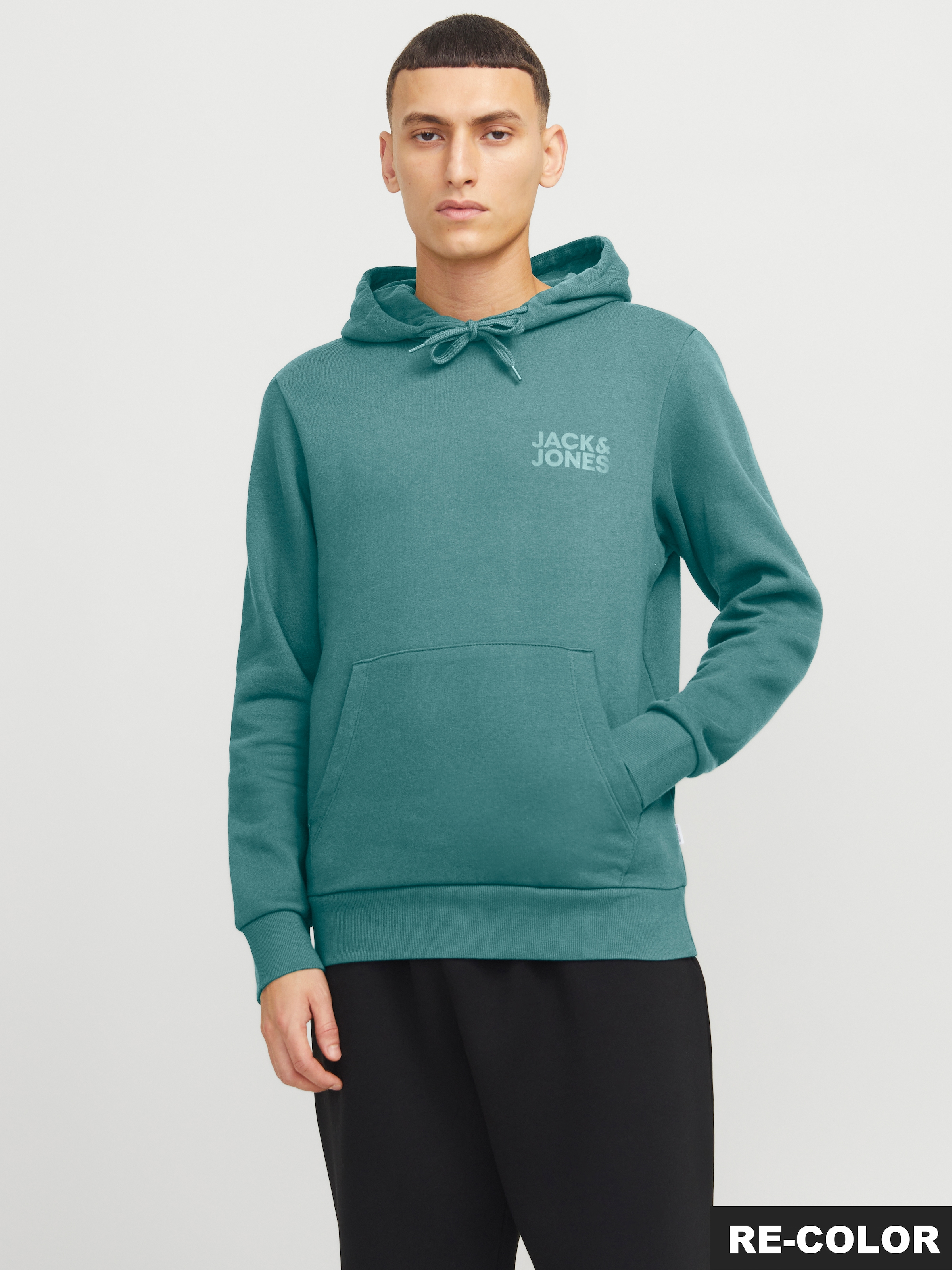 Jack & Jones Kapuzensweatshirt »JJECORP LOGO SWEAT HOOD NOOS«, mit Logo Print
