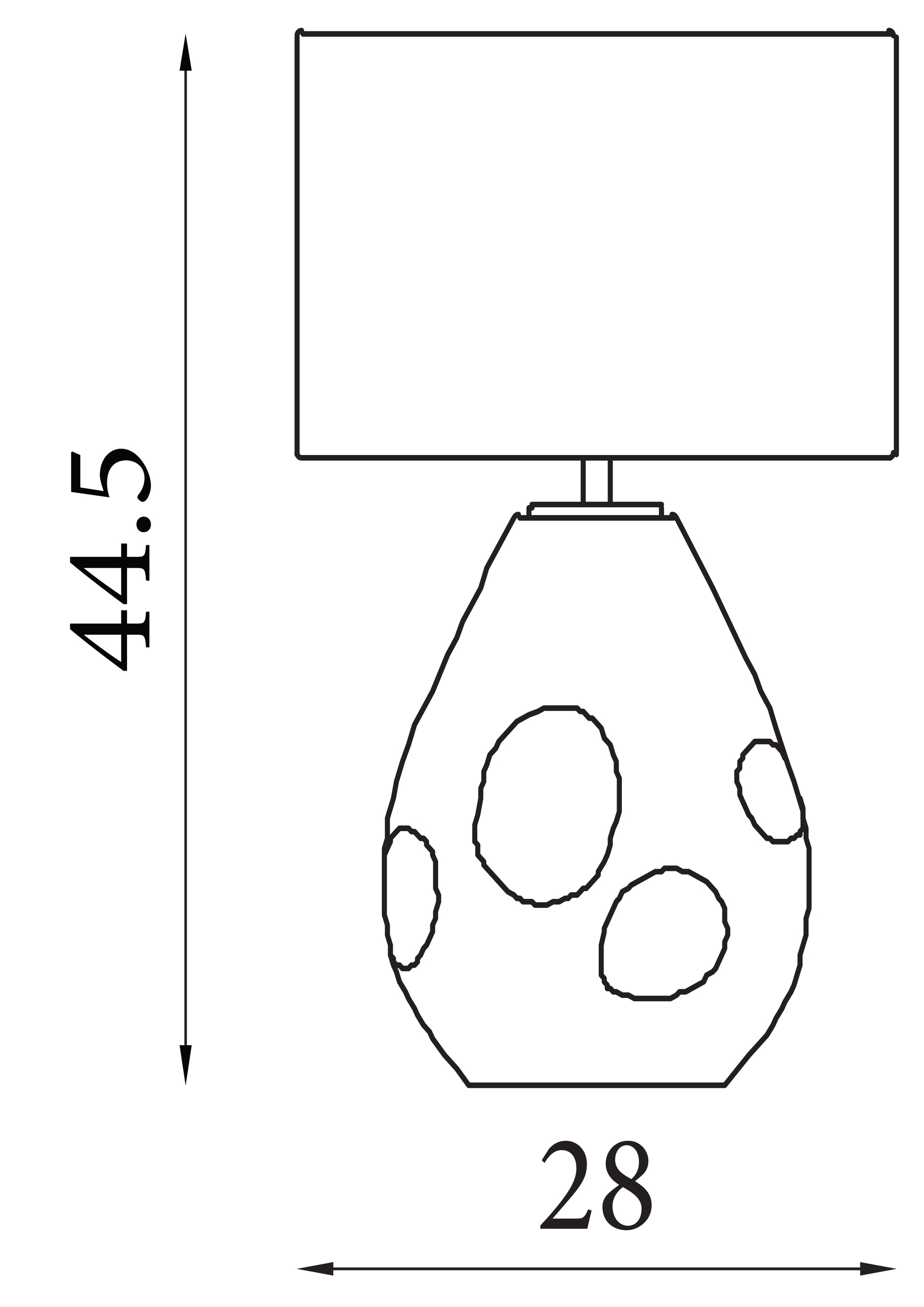 Searchlight Tischleuchte »Devon 1Lt Tischlampe, schwarz gestanztes Glas mit schwarzem Leinen« E27 1 Stk.