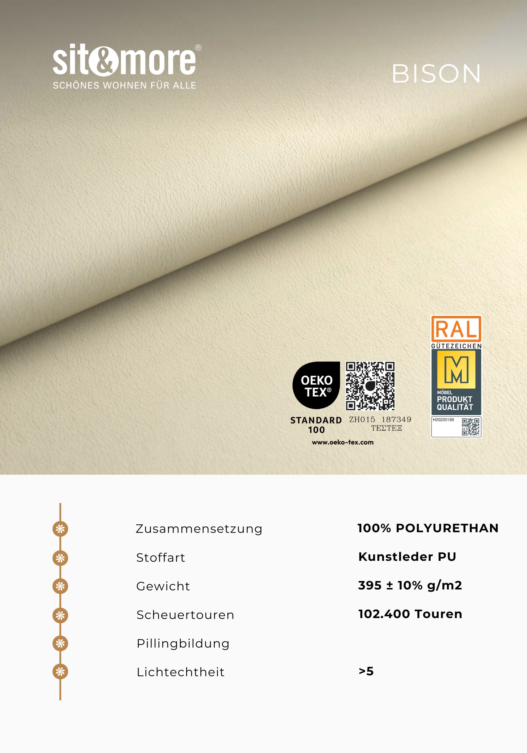 sit&more Wohnlandschaft »Mailand U-Form, B: 312 cm« optional Bettfunktion